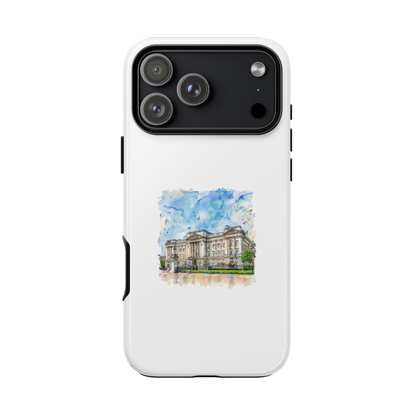 Artistic Phone Case - Watercolor Architecture Design