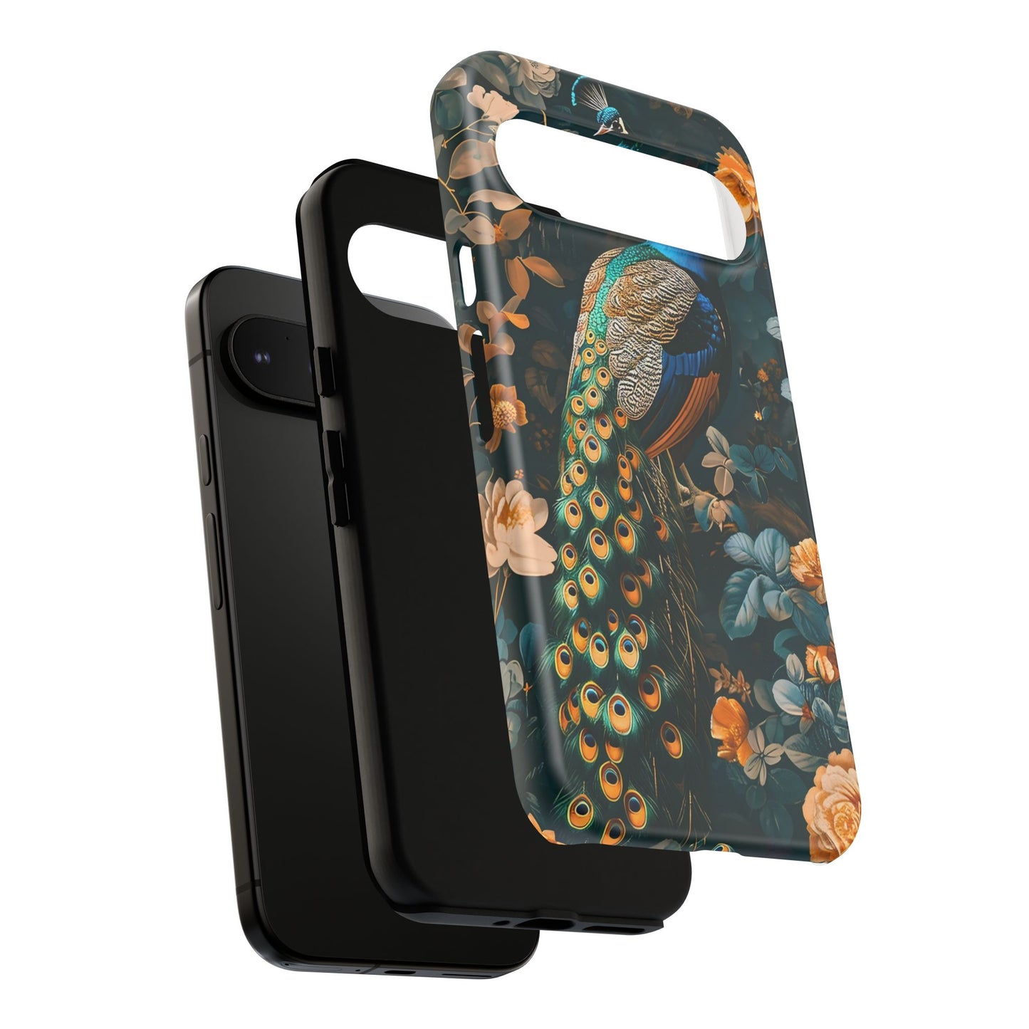 Peacock Phone Case - Elegant Floral Design, Tough Case for Protection, Unique Gift for Nature Lovers, Stylish Accessory, Eco-Friendly