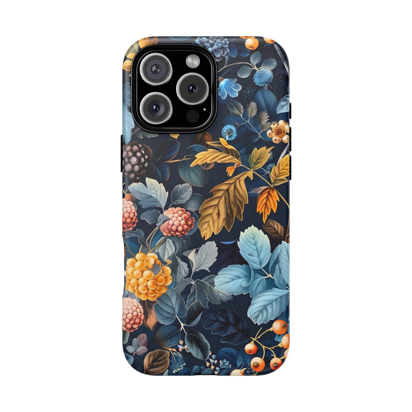 Floral iPhone Case, Tough Phone Cover, Nature-inspired Accessory, Gift for Her, Trendy Protection Case