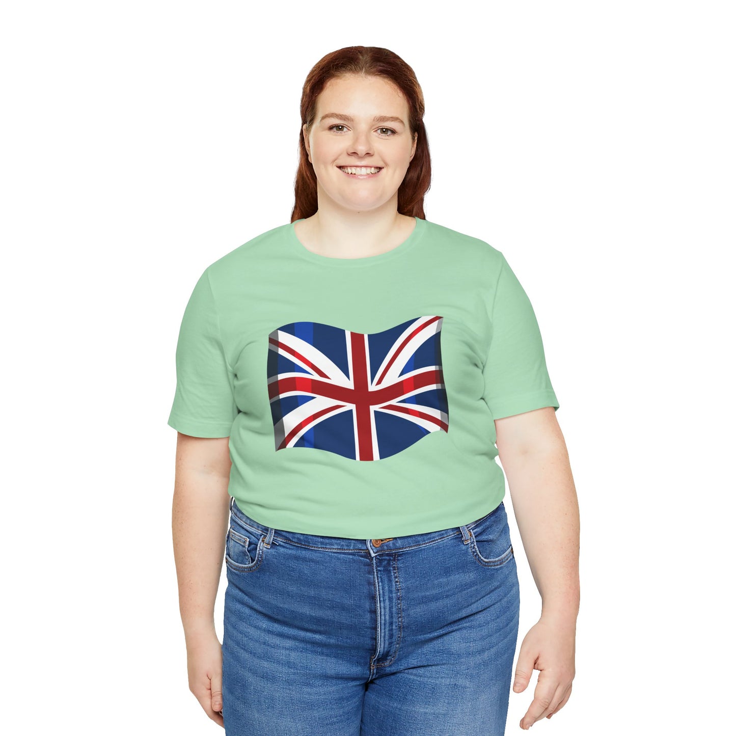 Unisex Jersey Short Sleeve Tee - Classic UK Flag Design - Union Jack Symbol
