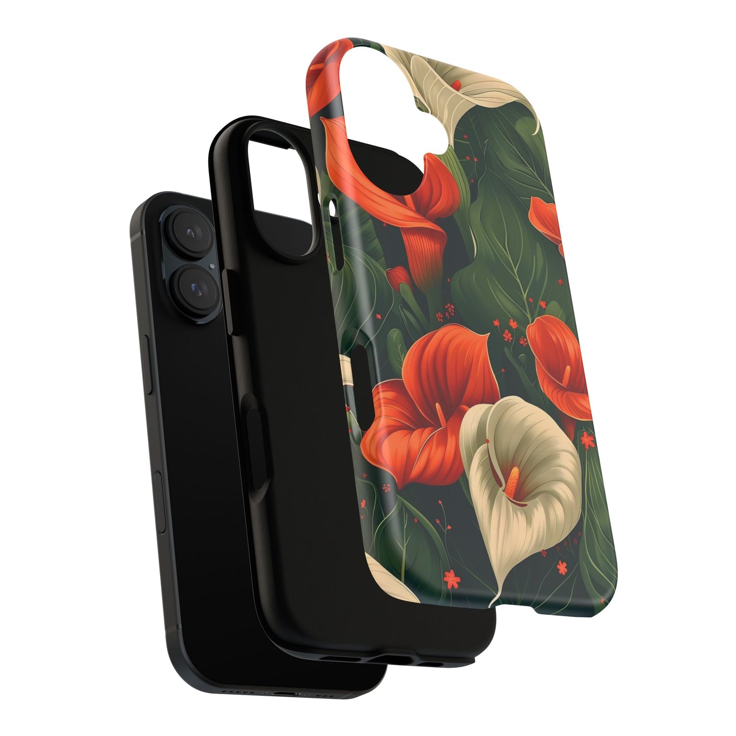 Floral Phone Case, Tough Cases for Stylish Protection, Gift for Her, Nature Lovers, Phone Accessories, Trendy Tech