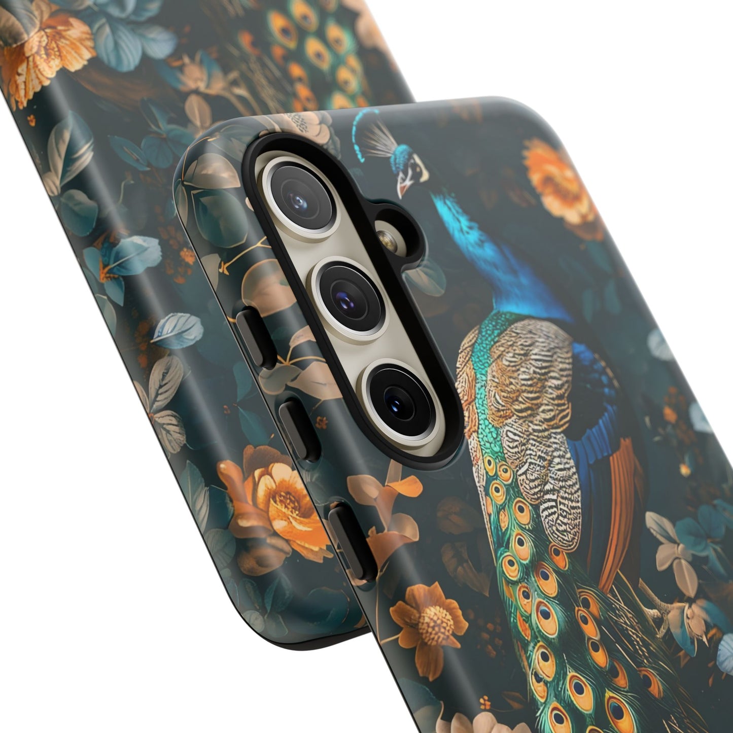 Peacock Phone Case - Elegant Floral Design, Tough Case for Protection, Unique Gift for Nature Lovers, Stylish Accessory, Eco-Friendly