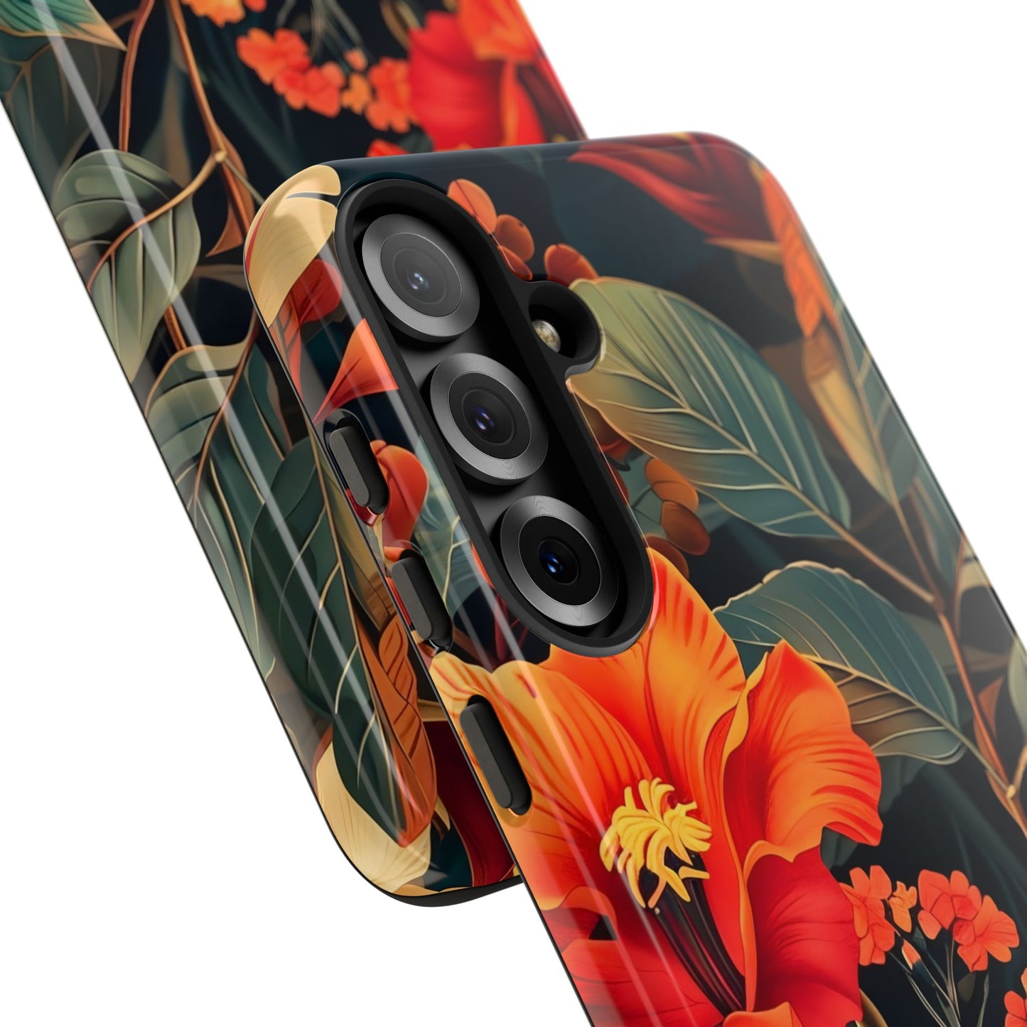 Colorful Floral Phone Case, Tough Cases, Vibrant Smartphone Cover, Gift for Nature Lovers, Summer Vibes, Unique Phone Accessory