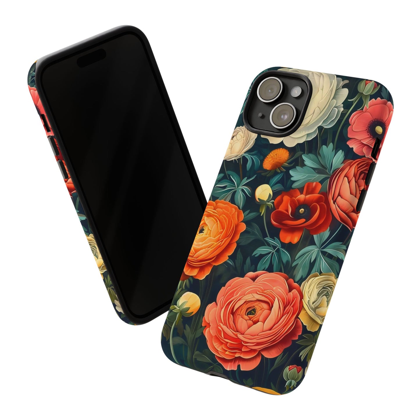 Floral Phone Case, Tough Cases - Stylish Protection, Gifts for Her, Nature Lover Decor, Floral Accessories