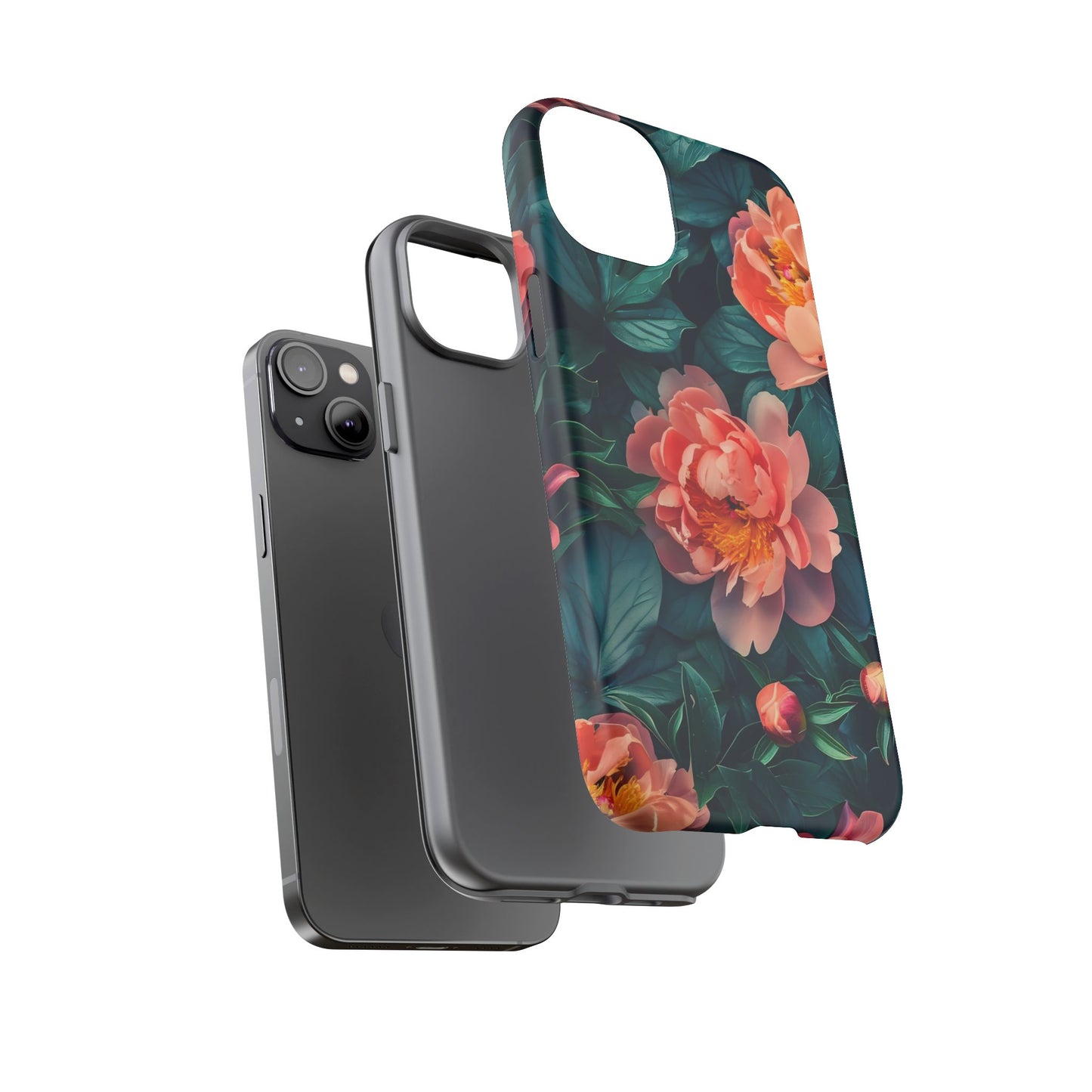 Floral Phone Case - Tough Cases, Flower Design, Botanical Art, Phone Accessory, Gift for Her, Nature Lovers