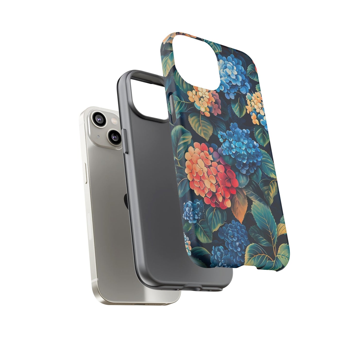 Floral Phone Case, Stylish Tough Case for Gardener Gift, Flower Lover Accessory, Pretty Floral Design, Protective Case