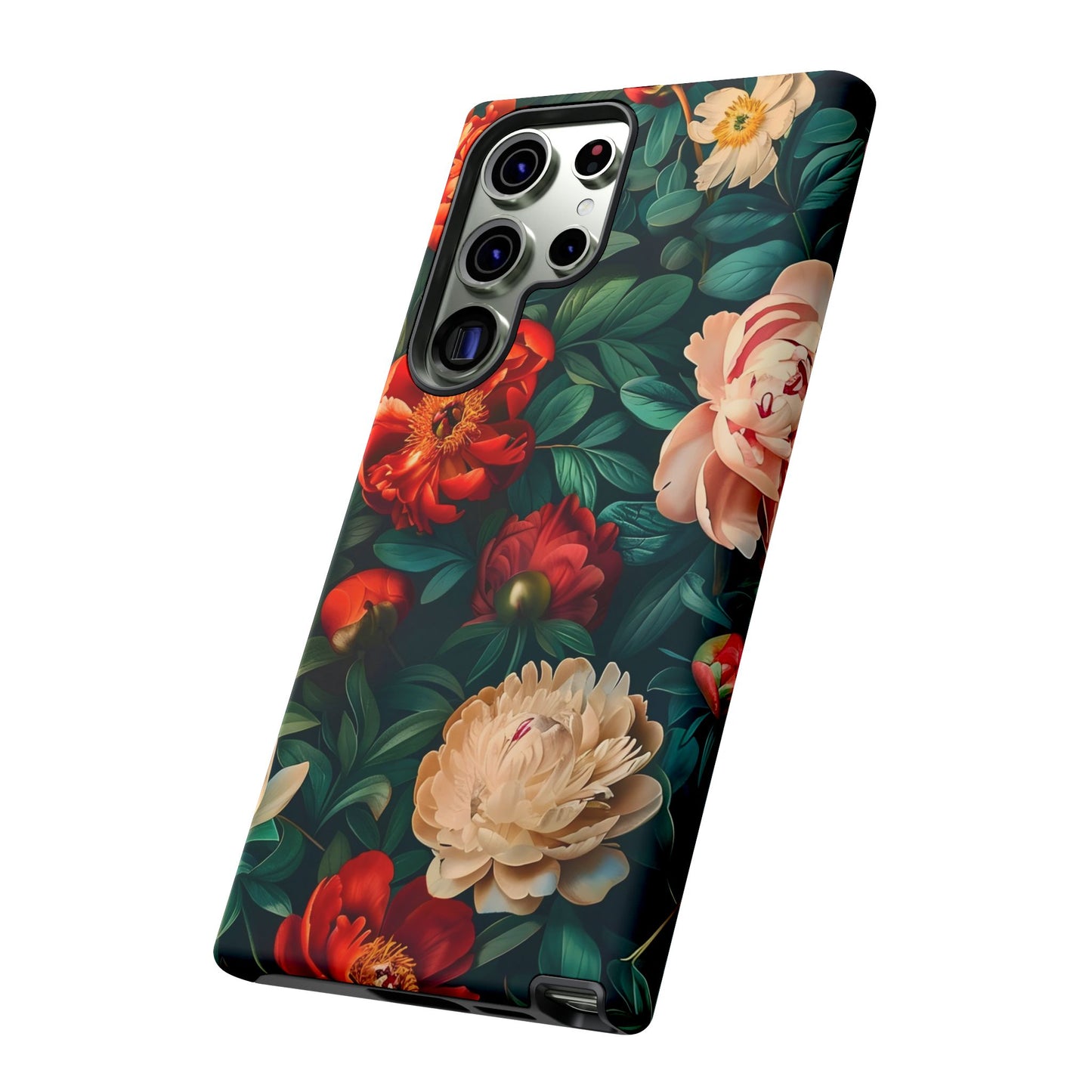 Floral Phone Case - Tough Cases, Vibrant Protection, Gift for Her, Cute Floral Design, Trendy Accessory, Perfect for Spring