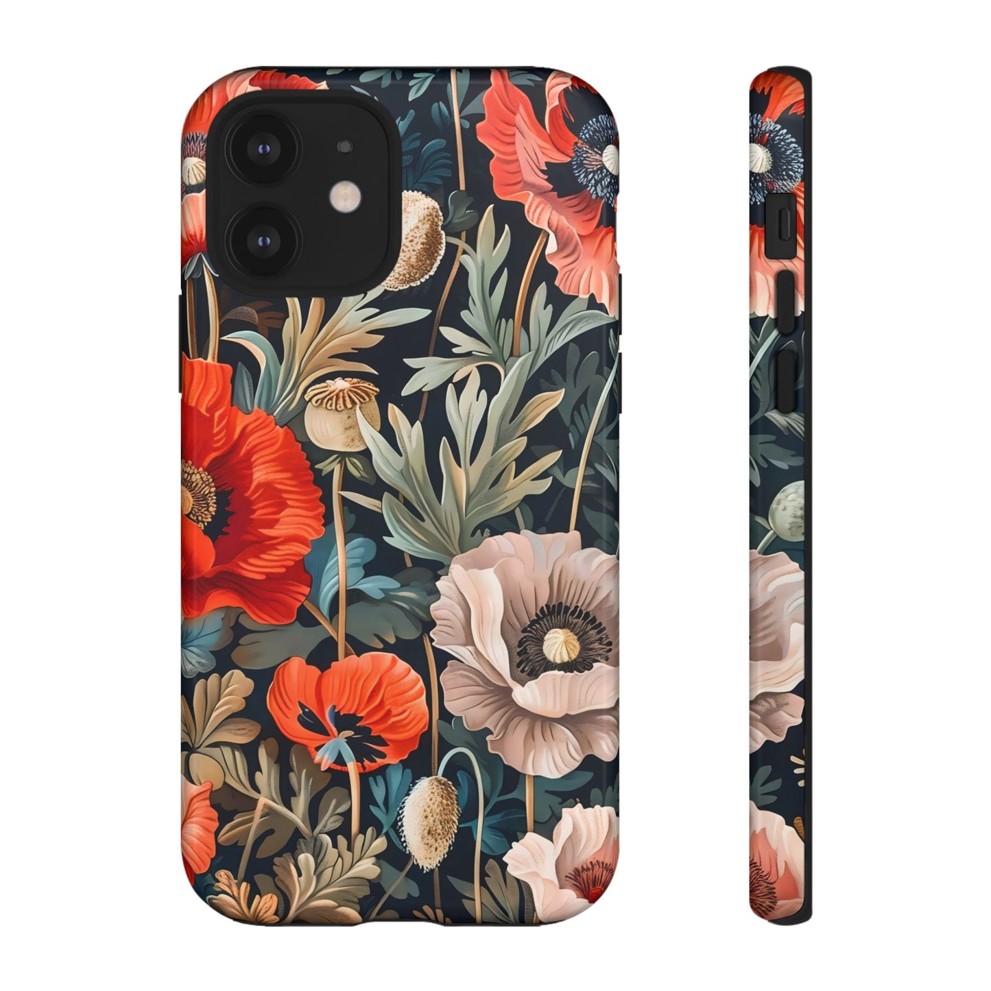 Floral Phone Case - Tough Cases, Flower Design, Chic Tech Accessories, Stylish Gifts, Unique Phone Protectors