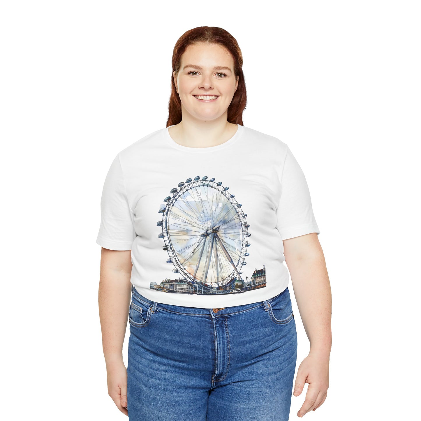 Unisex Jersey Short Sleeve Tee - Iconic London Eye Design