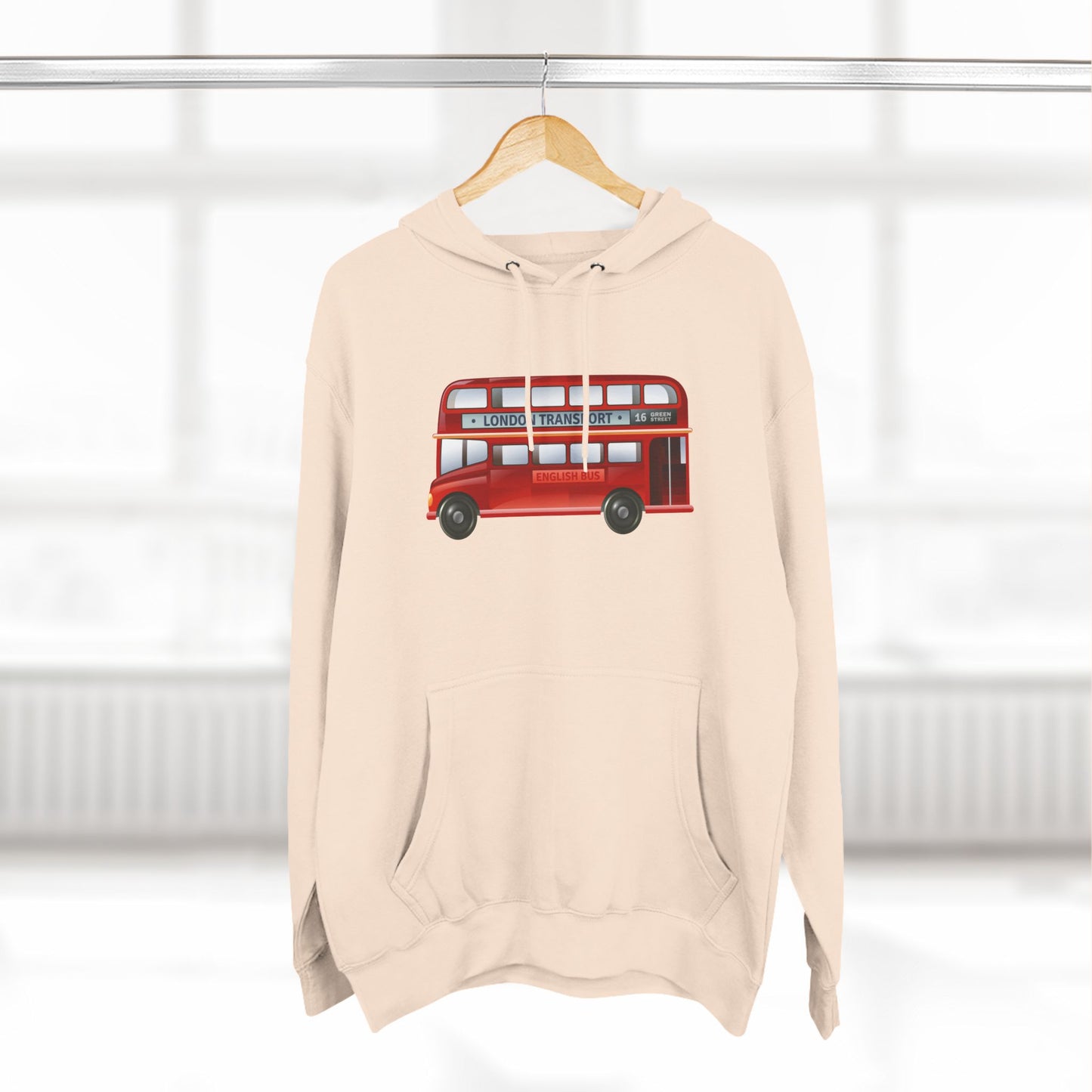 Vintage Car Trendy Three-Panel Fleece Hoodie