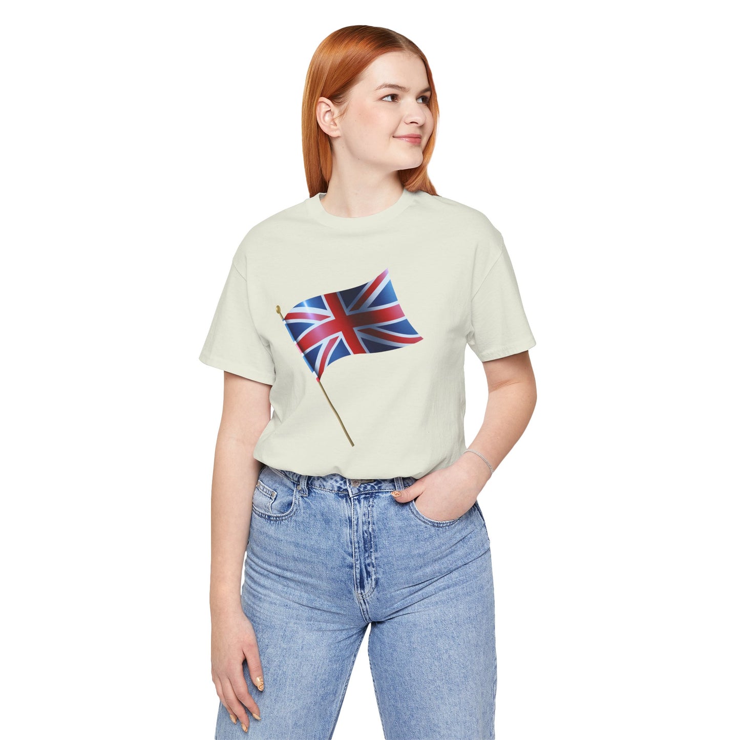 Unisex Jersey Short Sleeve Tee - Classic UK Flag Design - Union Jack Symbol