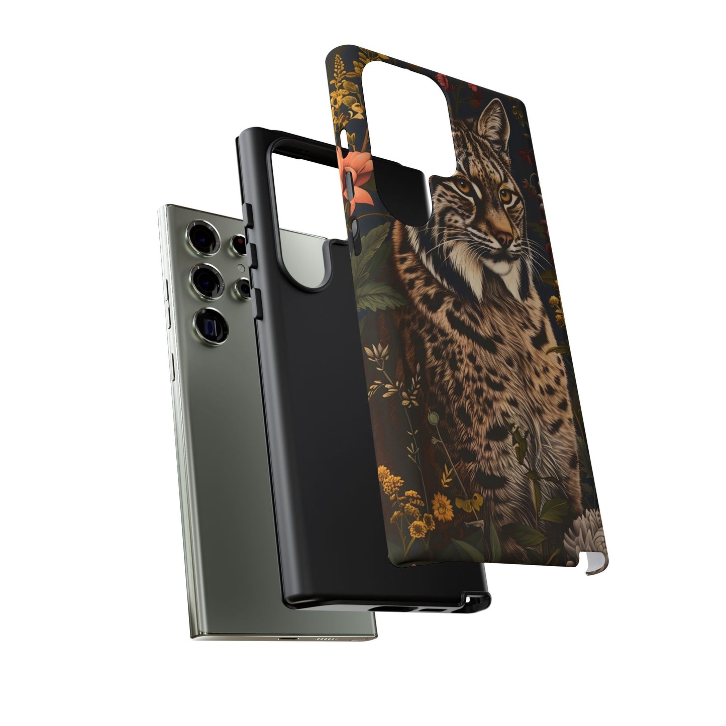 Wildlife Phone Case with Lynx Design, Tough Cases, Animal Lovers Gift, Nature Inspired Accessories, Unique Tech Protection