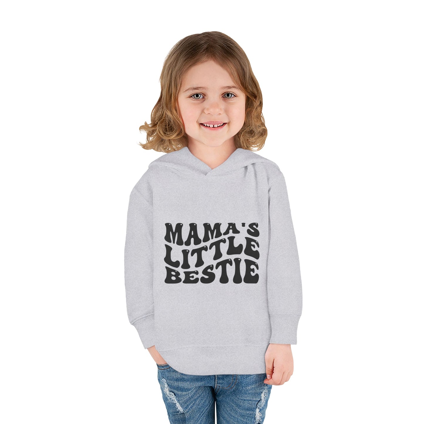 Mama's Little Bestie Toddler Hoodie - Cozy Pullover for Little Ones