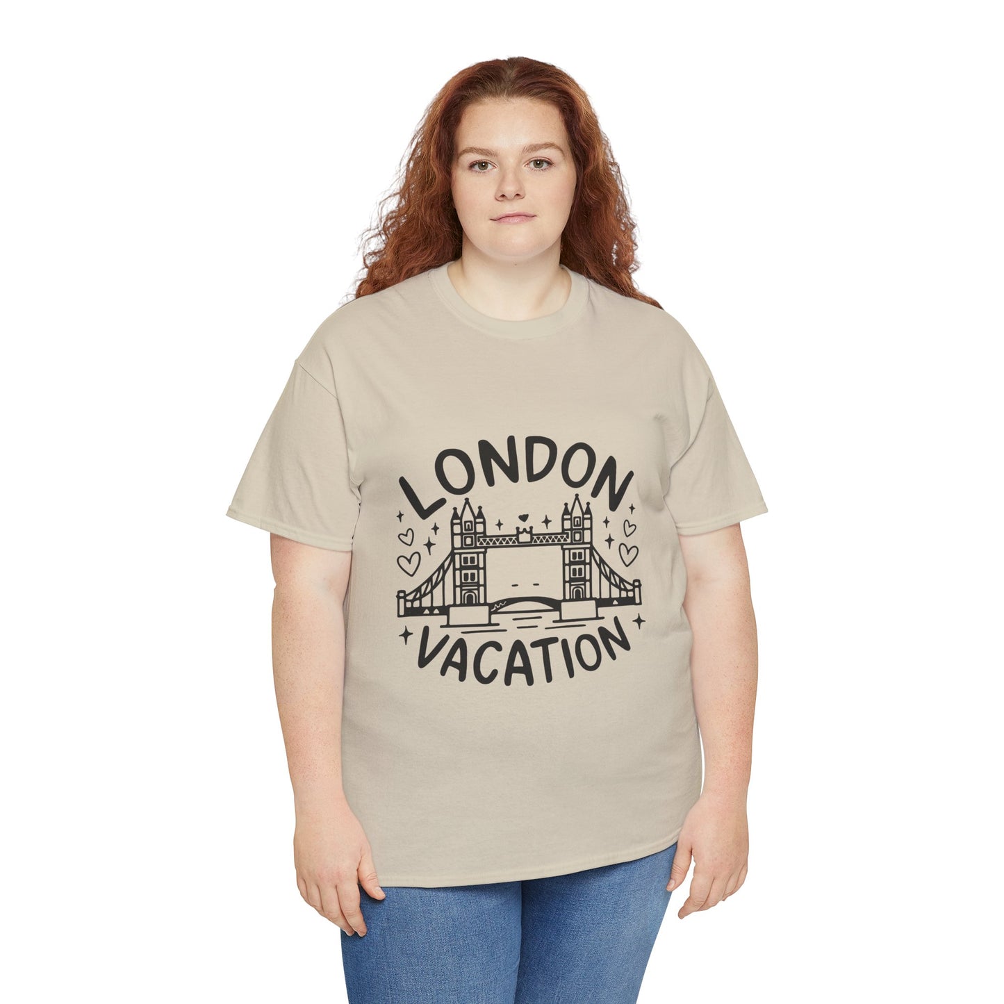 Unisex Heavy Cotton Tee - London's Cozy Vacations