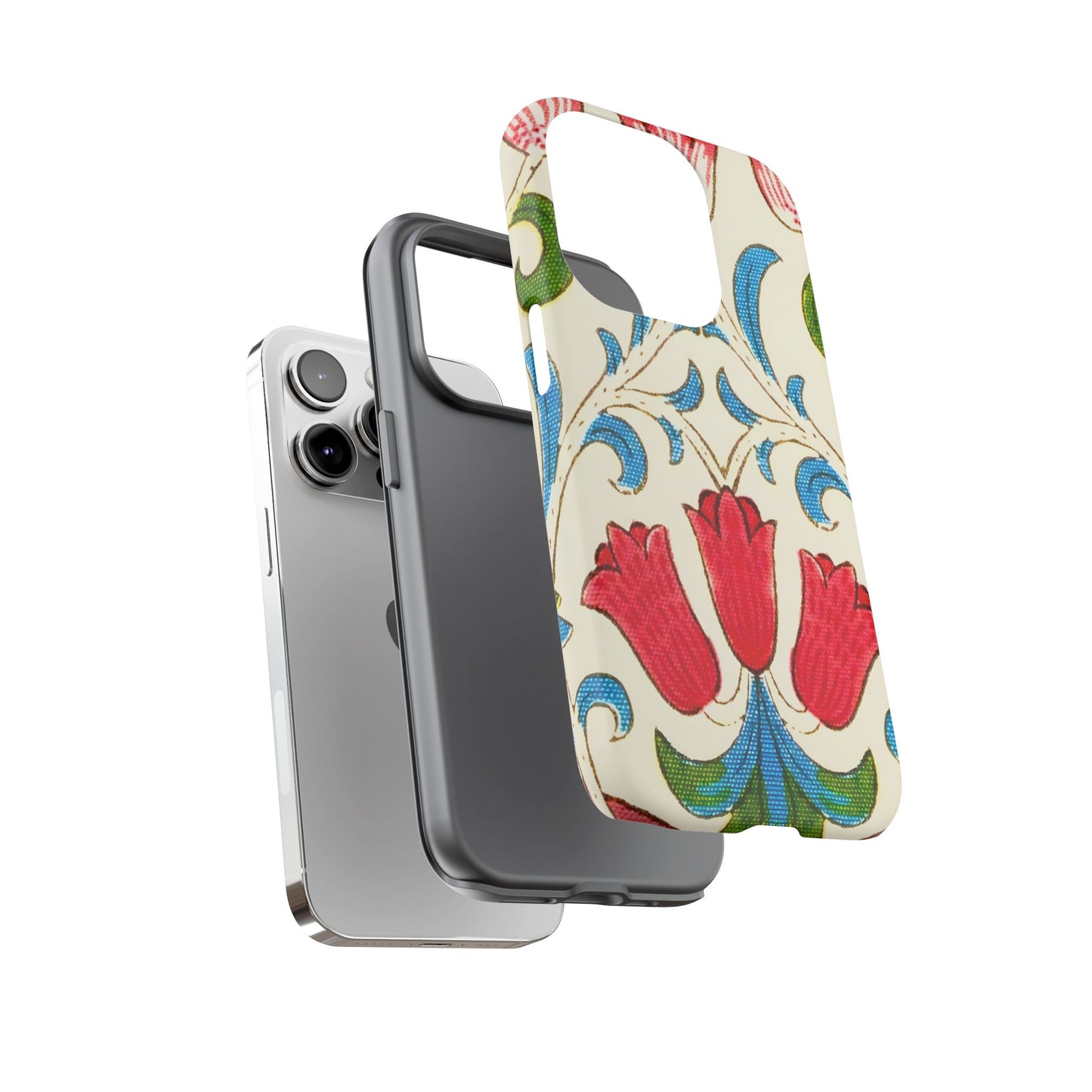 Floral Phone Case - Tough Cases | Stylish Protection, Gift for Her, Boho Phone Cover, Spring Accessory, Cute Tech