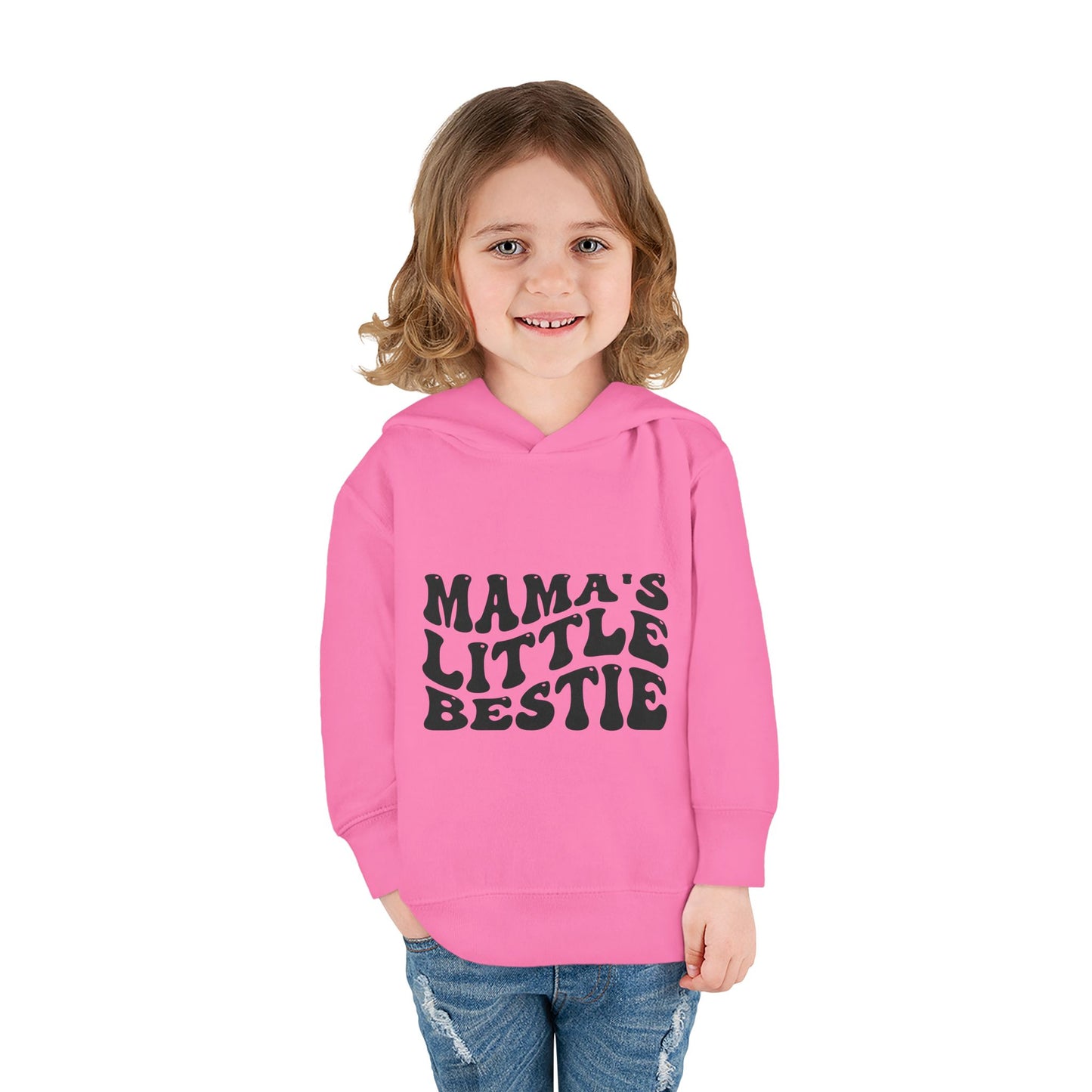 Mama's Little Bestie Toddler Hoodie - Cozy Pullover for Little Ones