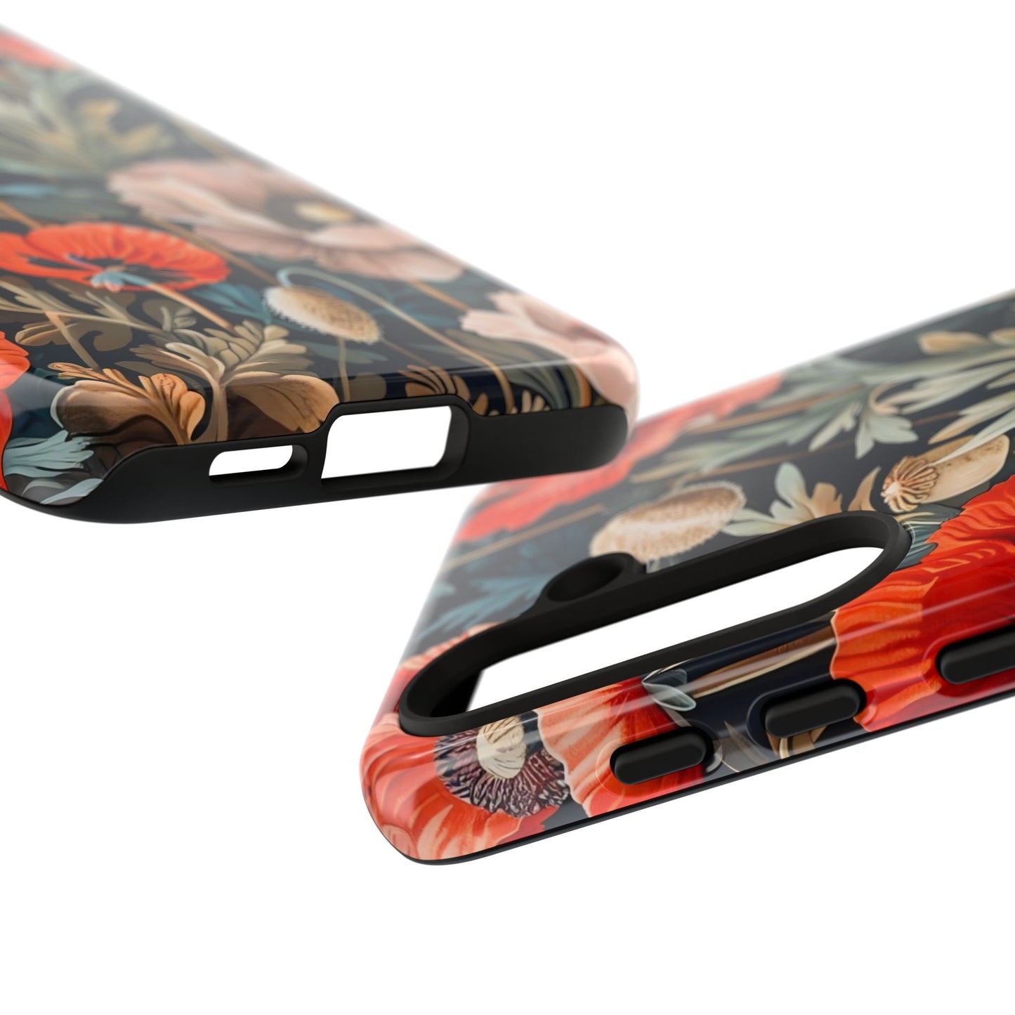 Floral Phone Case - Tough Cases, Flower Design, Chic Tech Accessories, Stylish Gifts, Unique Phone Protectors