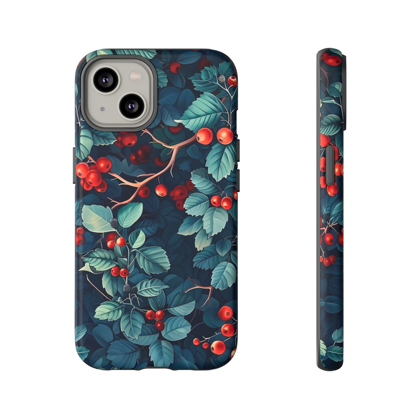 Berry Blossom Phone Case - Nature Lover's Gift, Floral Design, Cute Accessory for Spring, Unique Tech Cover, Perfect for Holidays