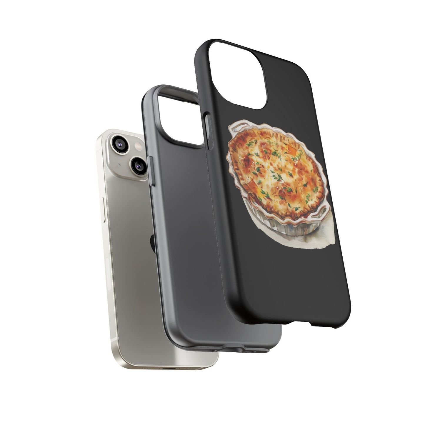 Quiche Phone Case - Funky Kitchen Decor, Foodie Gift, Chef Accessories, Culinary Art, Quirky Phone Cover