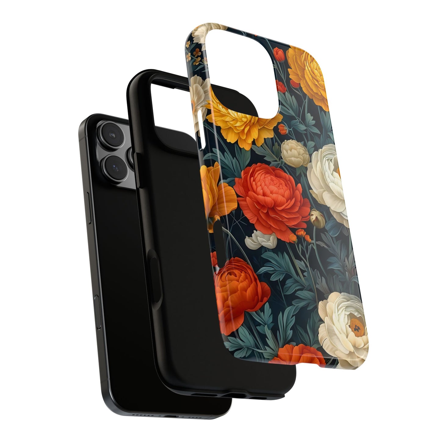 Floral Tough Case for Phones | Durable Floral Phone Cover, Boho Chic, Unique Gift for Her, Phone Protection, Flower Design