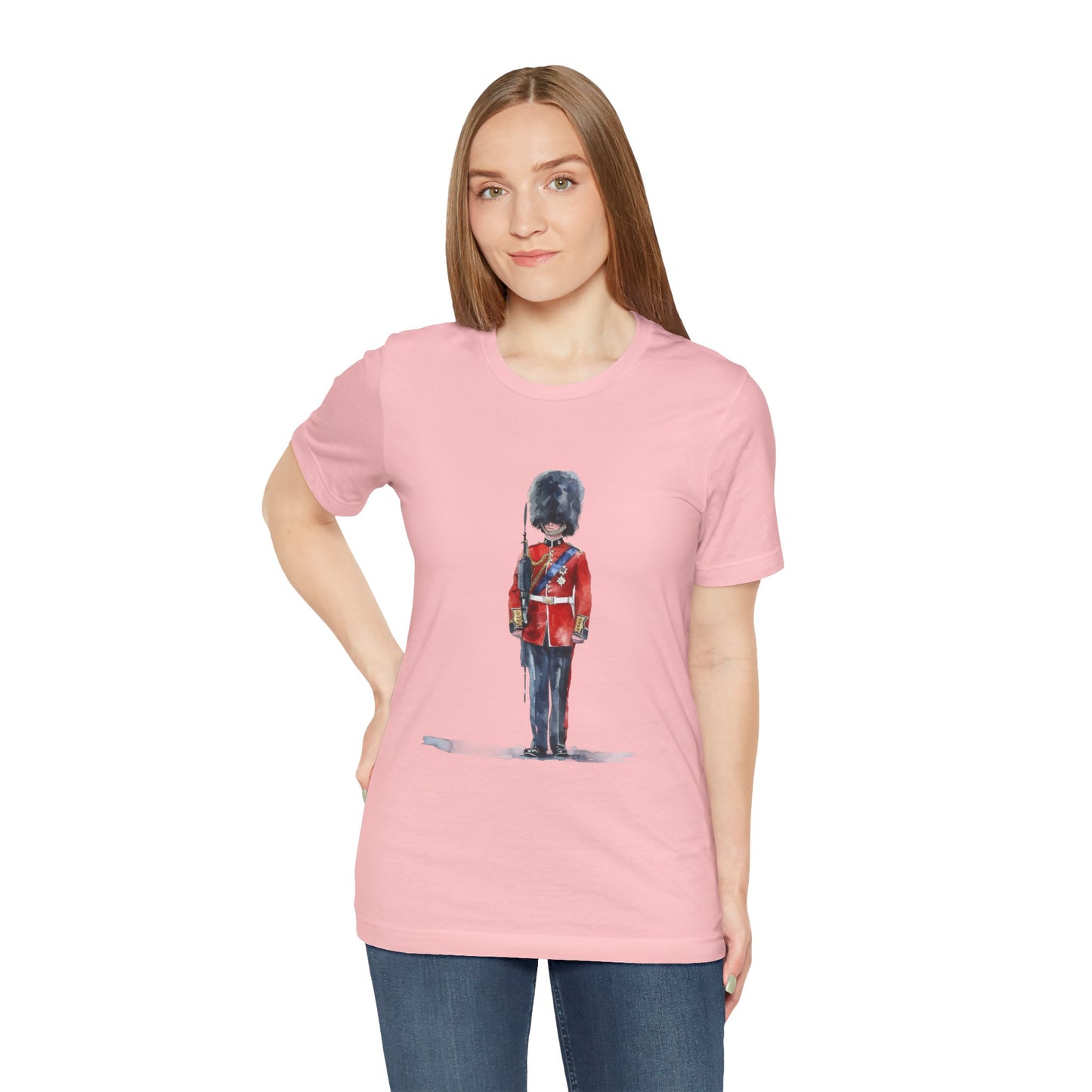 Unisex Jersey Short Sleeve Tee - Echoes of Valor - Red Jacket at Bodmin Keep