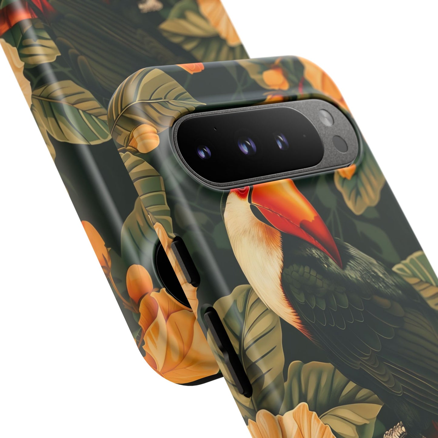 Tropical Toucan Phone Case, Exotic Bird Cover, Nature Lover Gift, Eco-Friendly Design, Customizable Tech Accessory