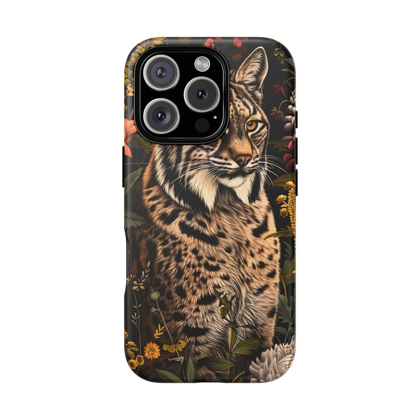 Wildlife Phone Case with Lynx Design, Tough Cases, Animal Lovers Gift, Nature Inspired Accessories, Unique Tech Protection