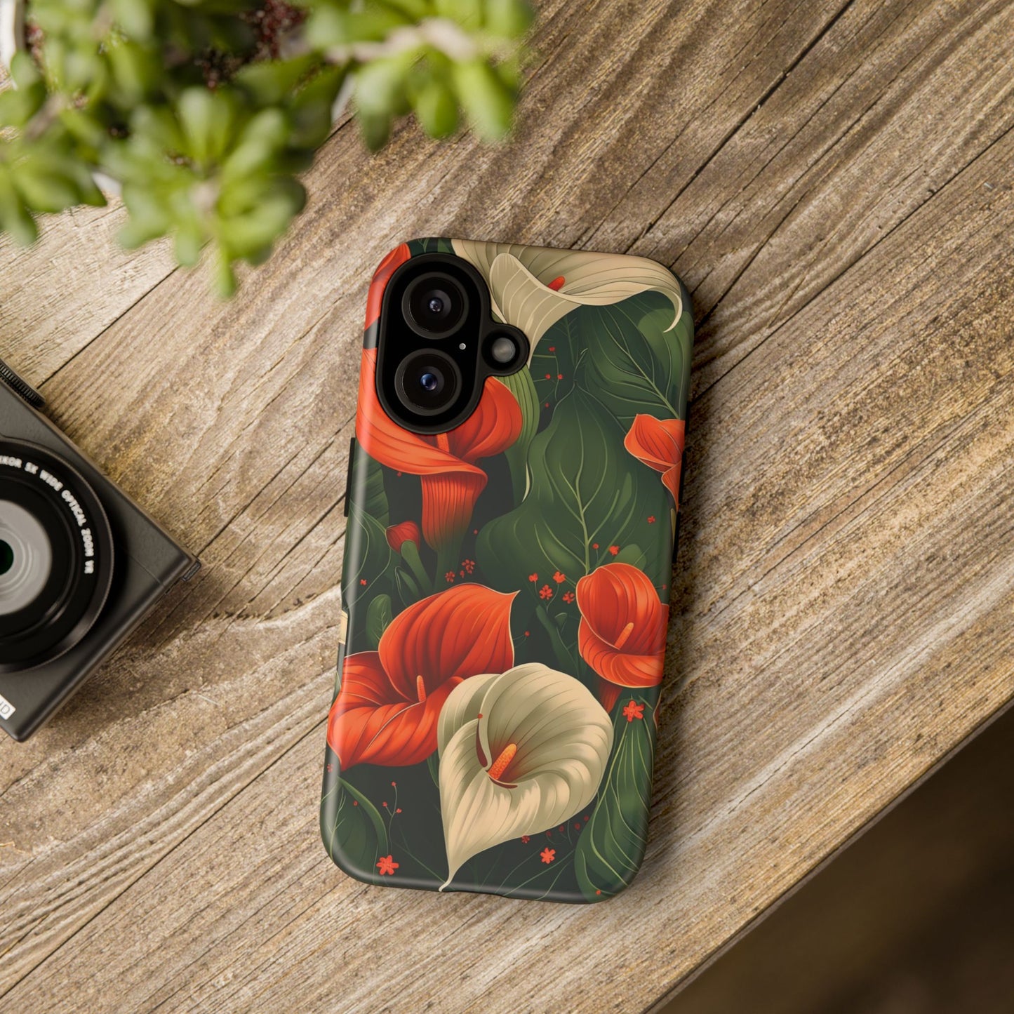 Floral Phone Case, Tough Cases for Stylish Protection, Gift for Her, Nature Lovers, Phone Accessories, Trendy Tech