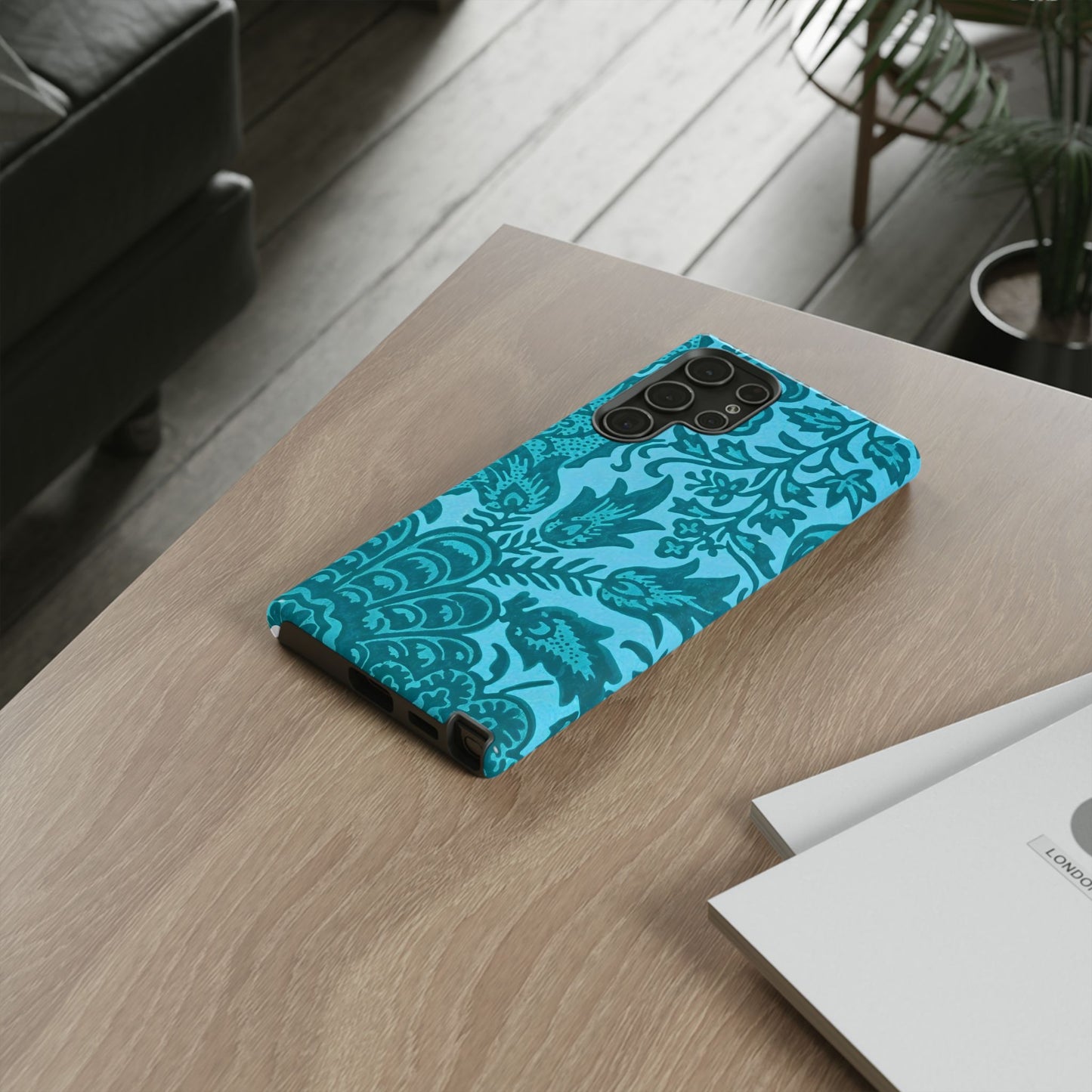 Bohemian Phone Case, Tough Floral Phone Cover, Artistic Phone Protector, Gift for Her, Unique Tech Accessories