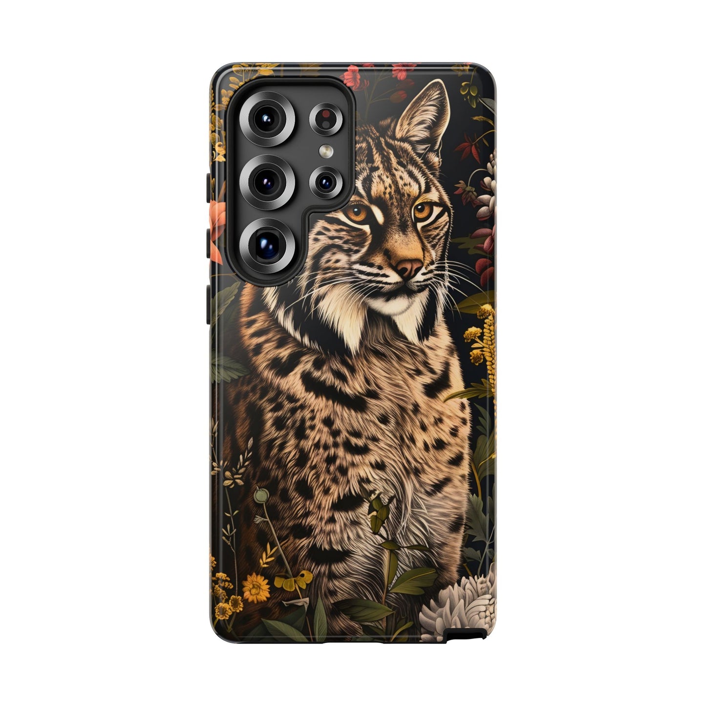 Wildlife Phone Case with Lynx Design, Tough Cases, Animal Lovers Gift, Nature Inspired Accessories, Unique Tech Protection