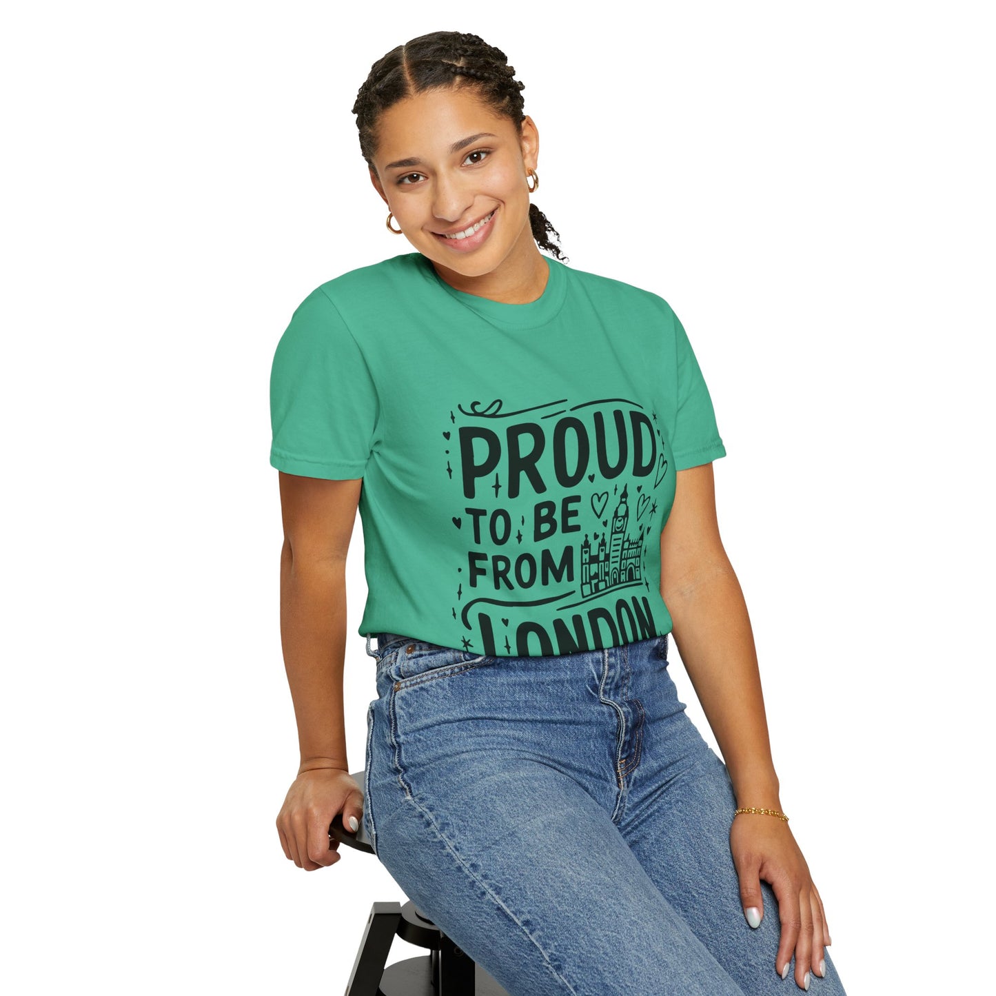 Unisex Garment-Dyed T-shirt - Proud to be from London