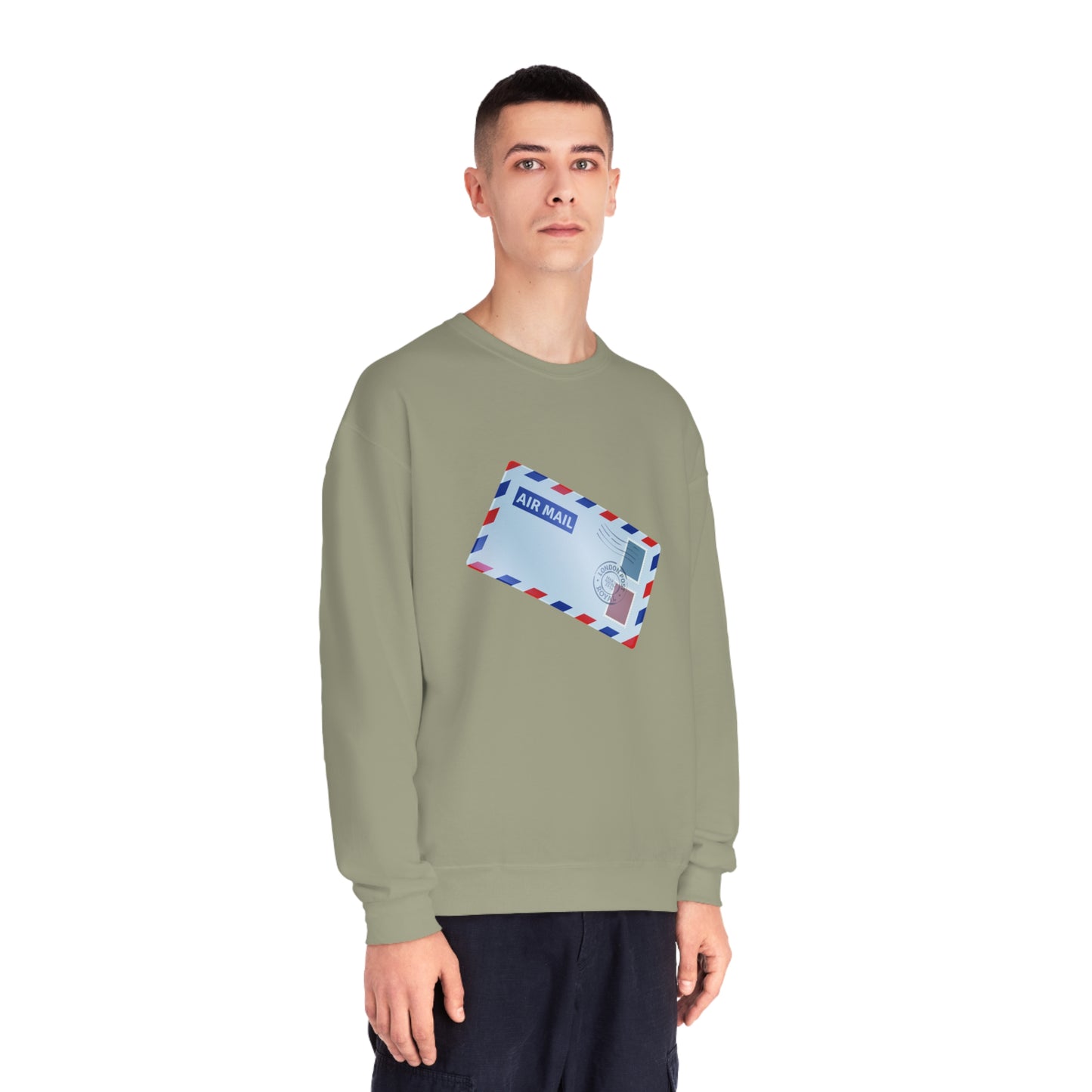 Unisex NuBlend® Crewneck Sweatshirt - Vintage British Air Mail