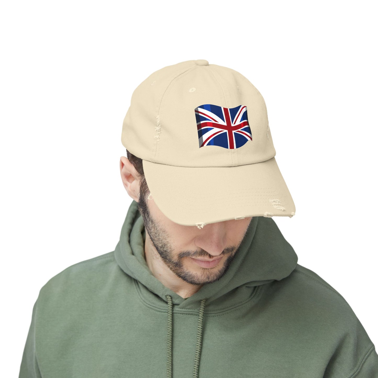 Vintage UK Flag Distressed Cap | Unisex Accessories, Casual Style, Gift for Him & Her, Summer Hat, Festival Wear