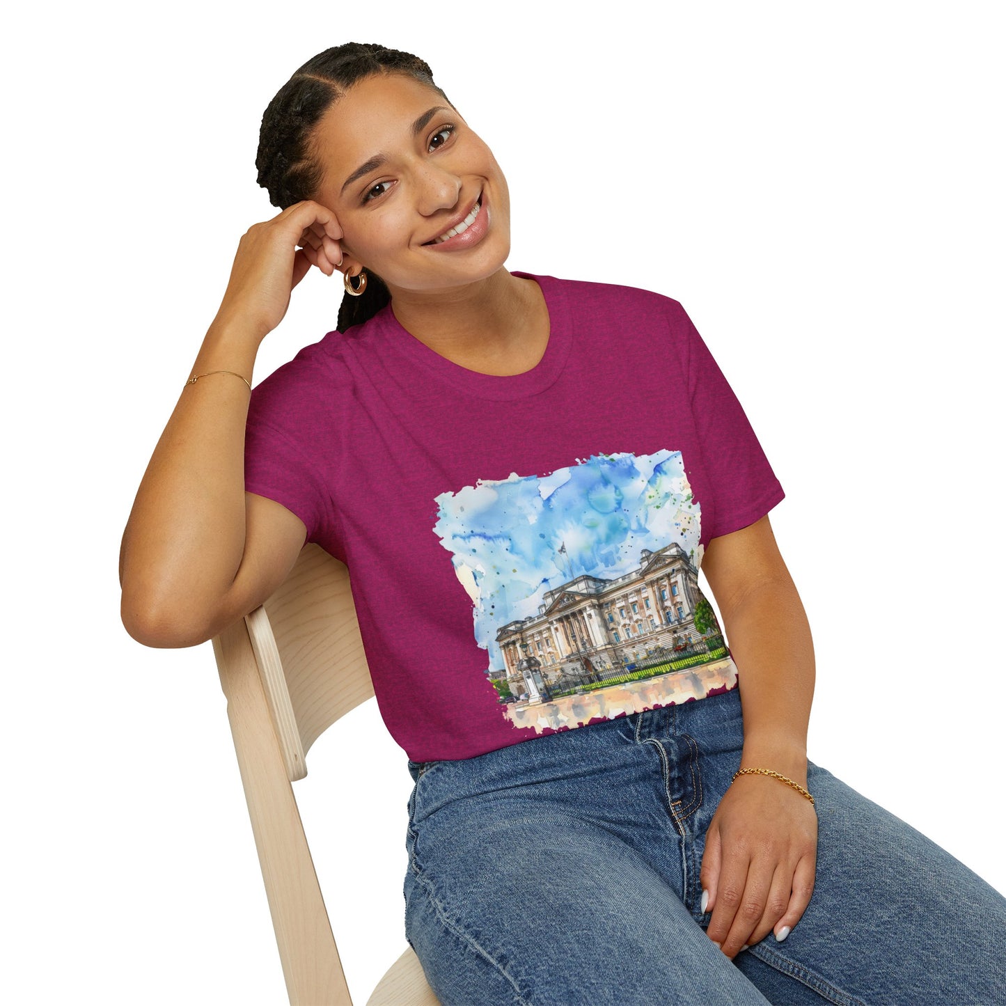 Unisex Softstyle T-Shirt - England Aesthetics - Embracing Classic British Charm