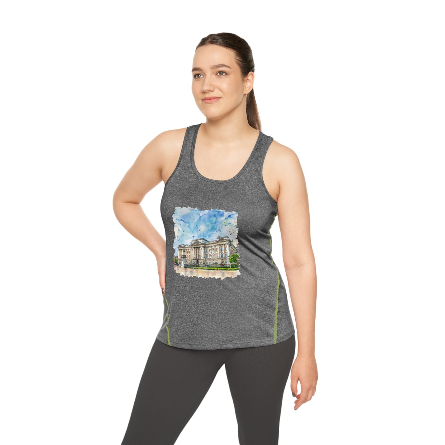 Women's Racerback Sports Top - Athletic Tank for Active Lifestyle - British Nature - Scenic Landscapes - Natural Beauty