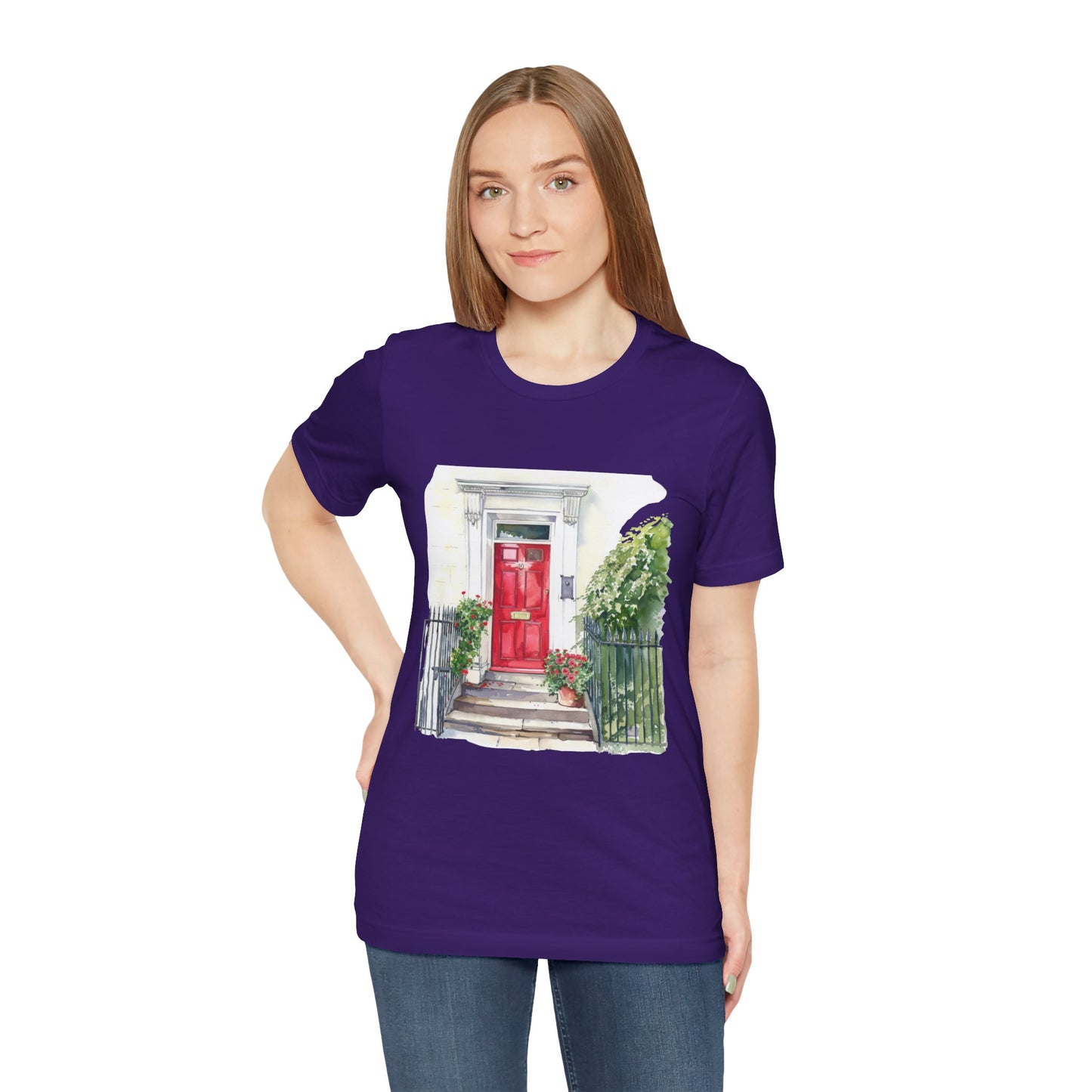Unisex Jersey Short Sleeve Tee - Greenish British Beauty