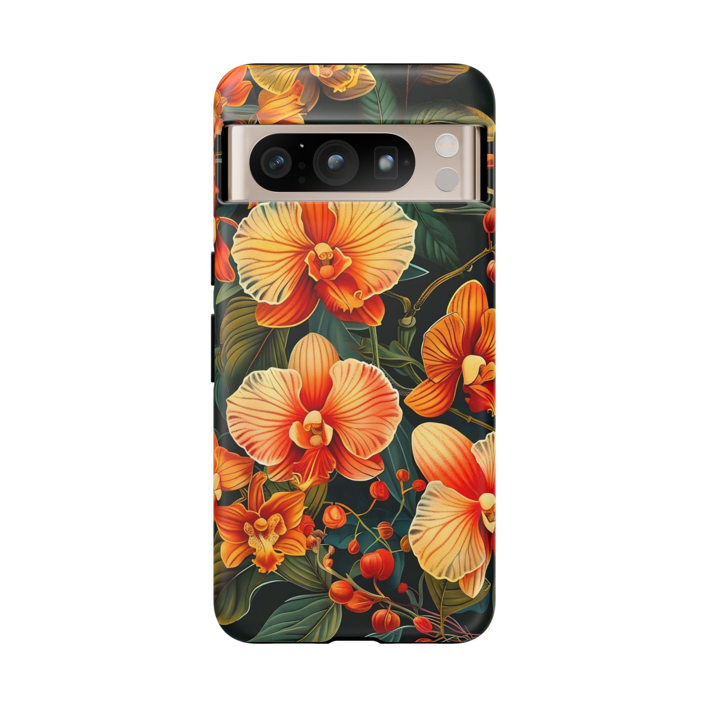 Floral Phone Case - Tough Cases, Protective Cover, Gift for Her, Smartphone Accessory, Floral Design, Nature-Inspired