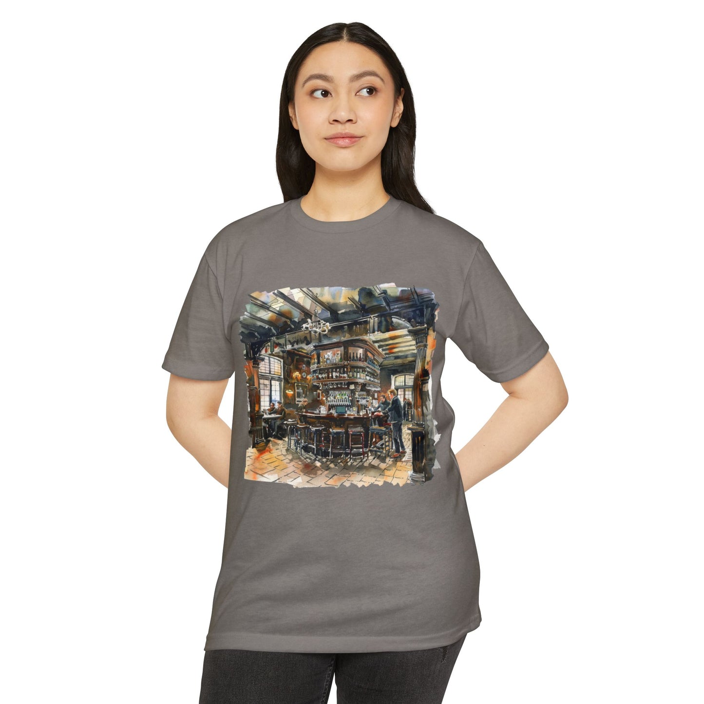 Unisex CVC Jersey T-shirt - The Local Spot - Authentic British Pub Vibes