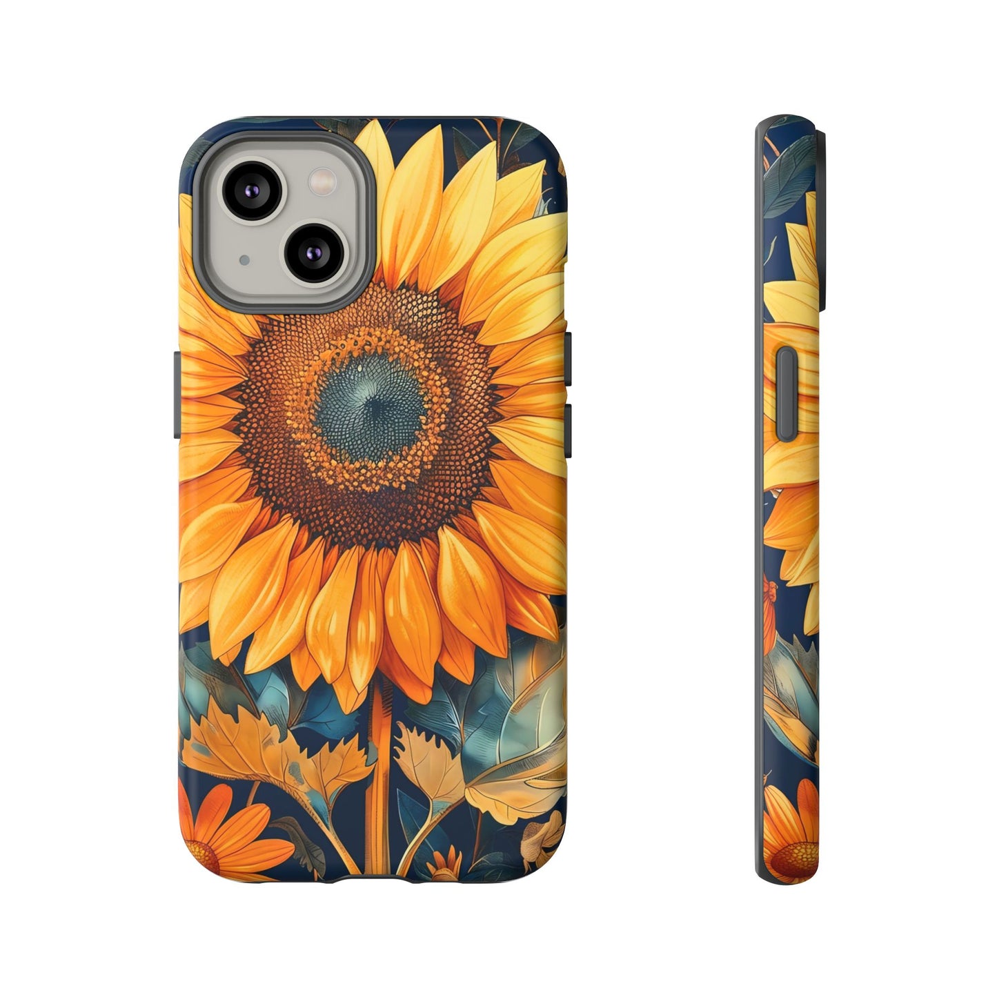 Sunflower Phone Case - Floral Design for Nature Lovers, Cute Spring Accessory, Gift for Her, Eco-Friendly Cover
