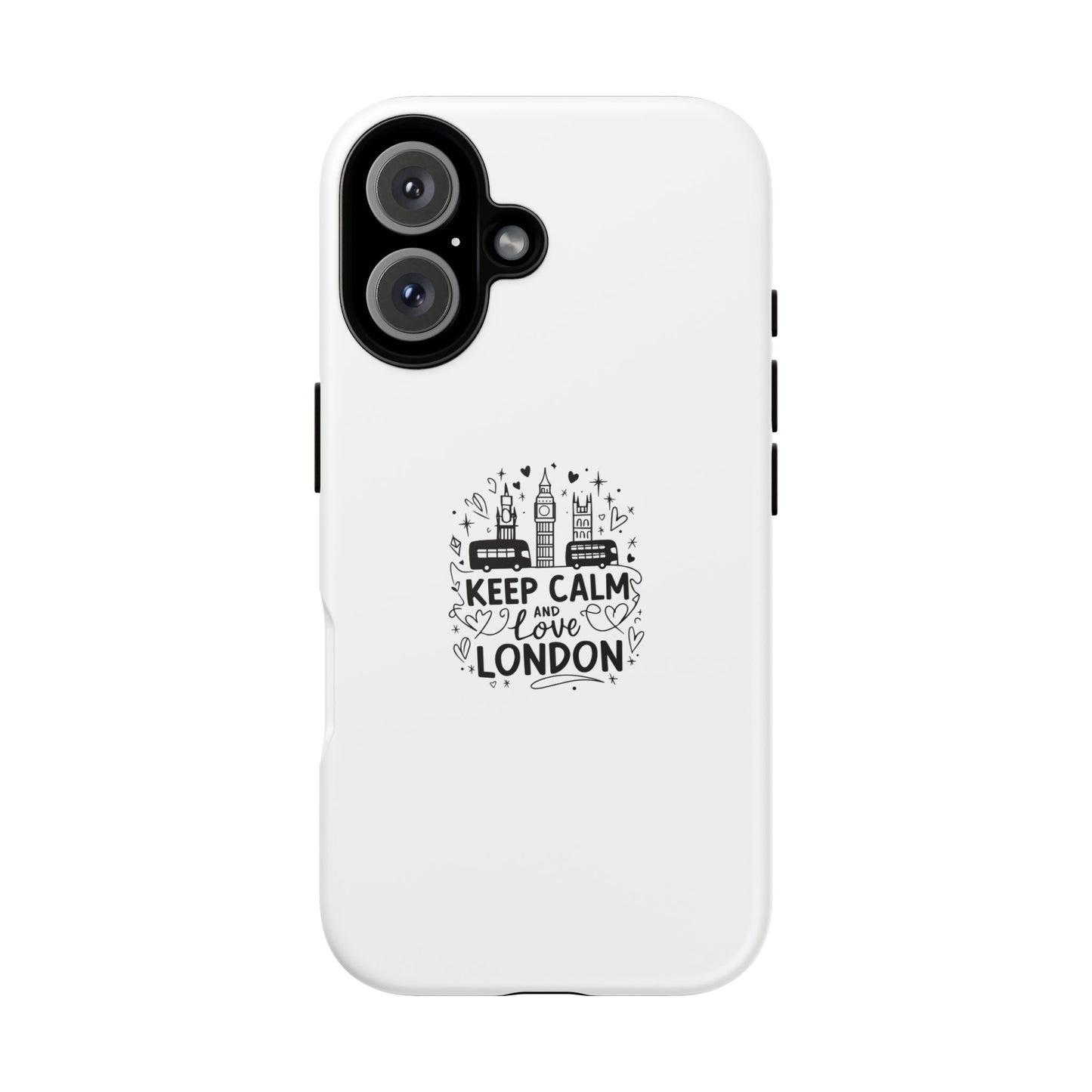 London Keepsake Phone Case - Keep Calm and Love London Design