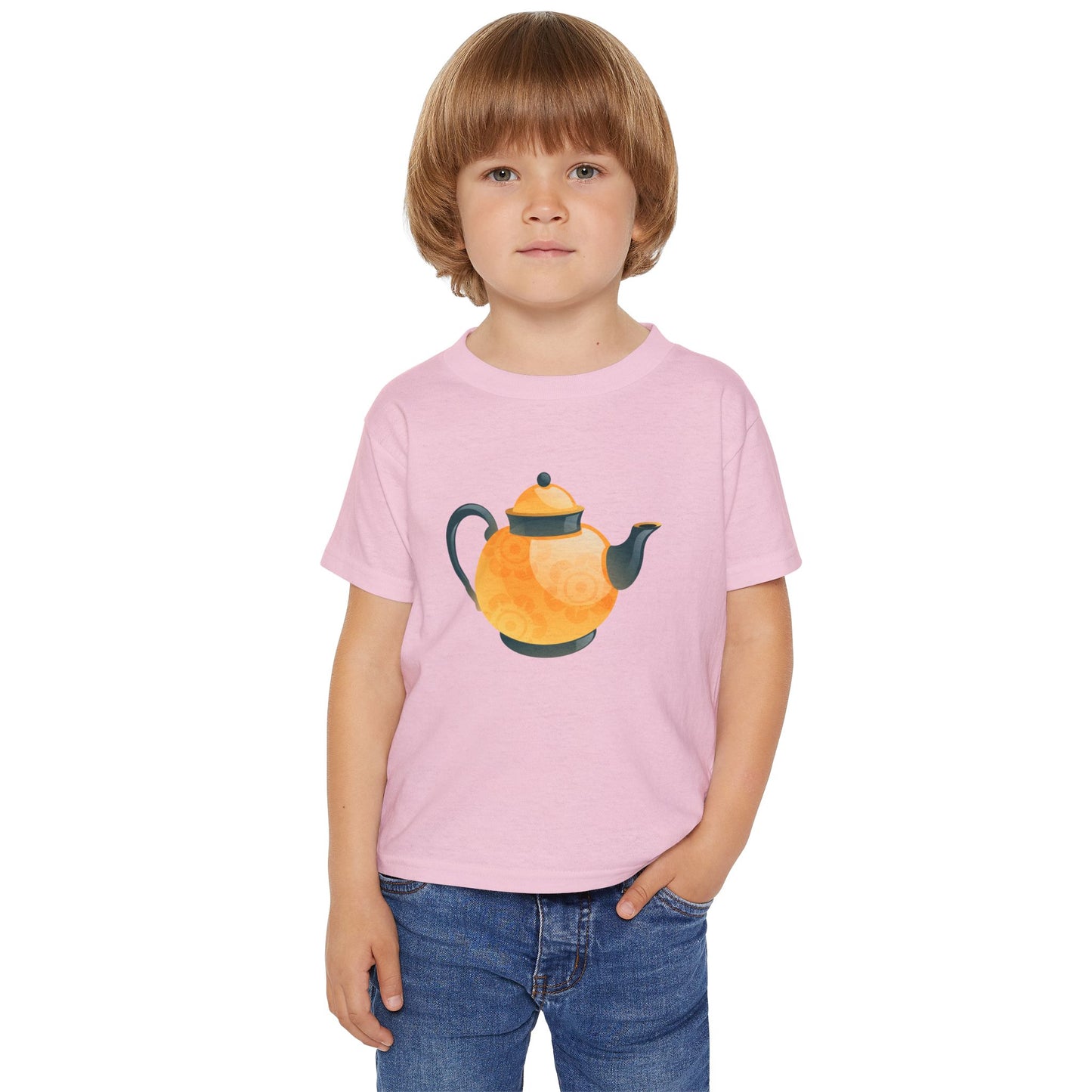 Cute Teapot Toddler T-Shirt for Little Tea Lovers