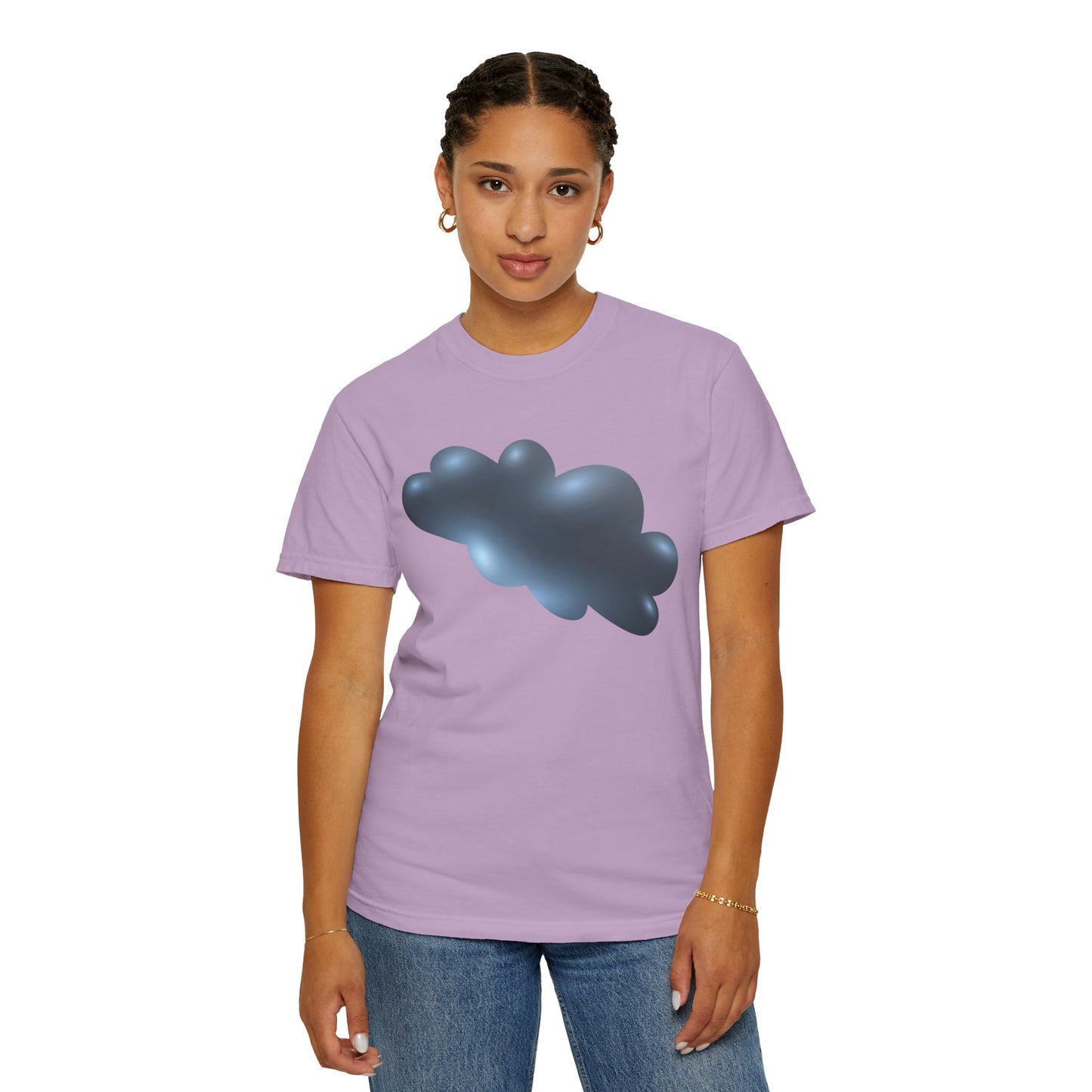Unisex Garment-Dyed T-shirt - Serene Cloudscape - Dreamy Cloud Design