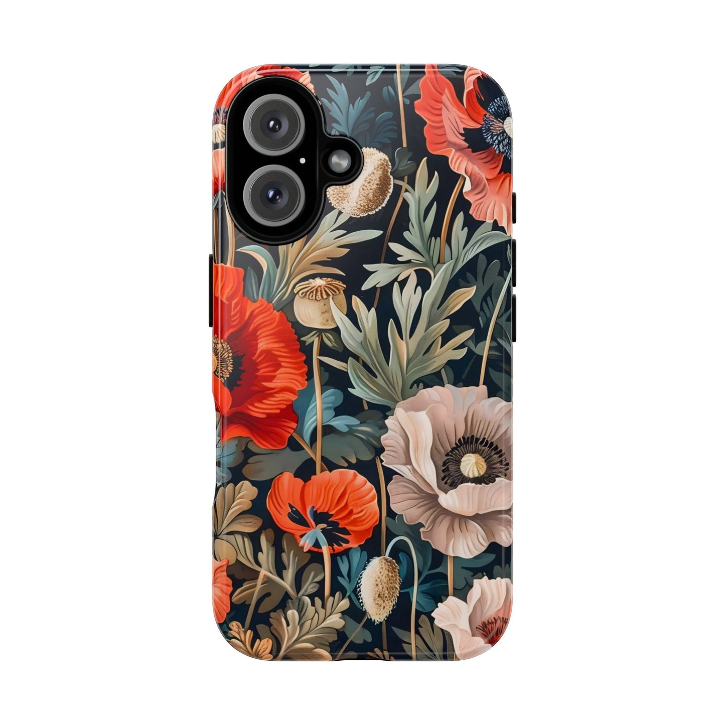 Floral Phone Case - Tough Cases, Flower Design, Chic Tech Accessories, Stylish Gifts, Unique Phone Protectors