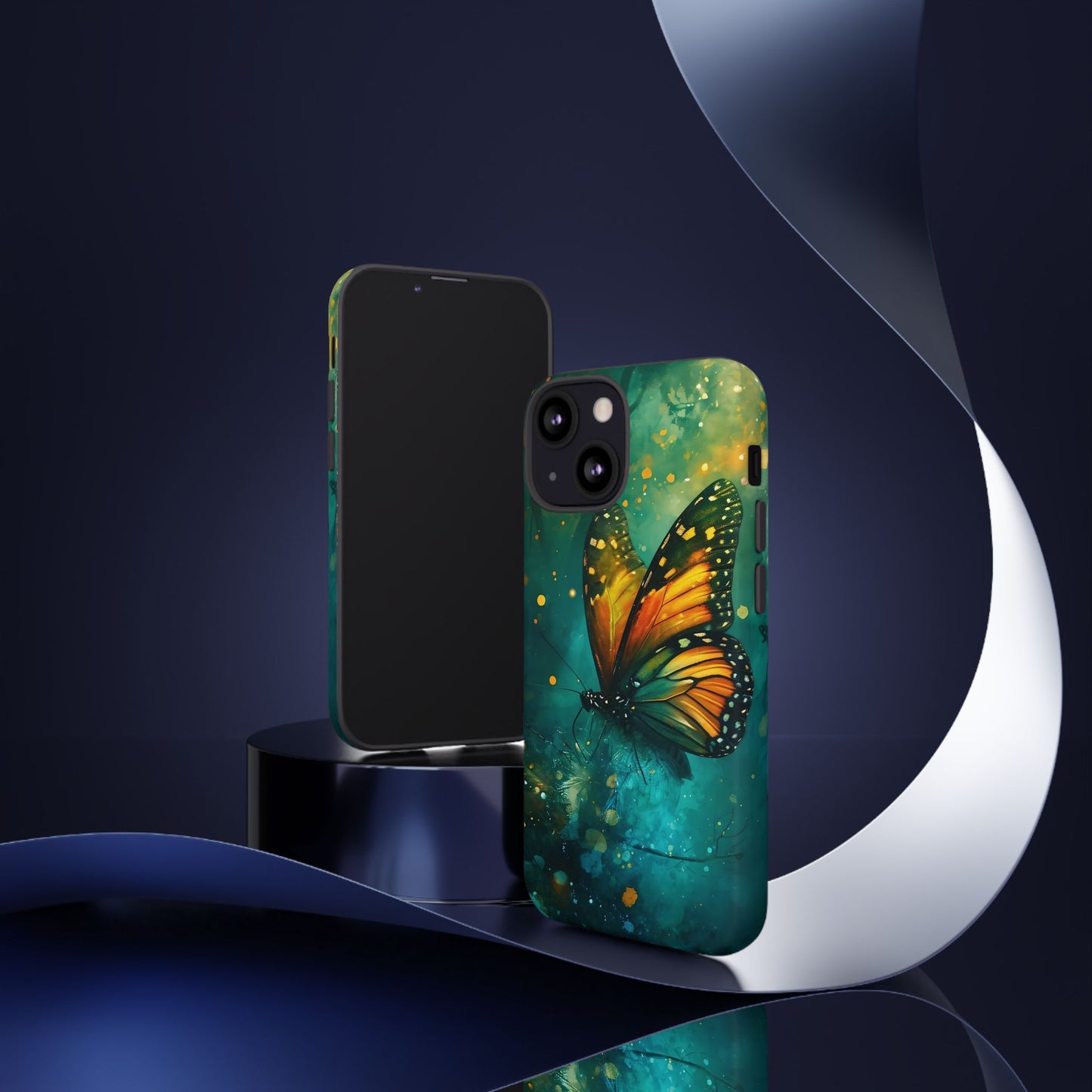 Colorful Butterfly Phone Case, Tough Cases for iPhone and Samsung, Cute Tech Accessories, Nature Lovers Gift, Vibrant Floral Design