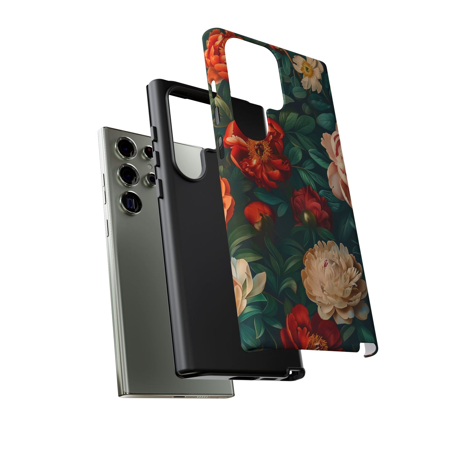 Floral Phone Case - Tough Cases, Vibrant Protection, Gift for Her, Cute Floral Design, Trendy Accessory, Perfect for Spring