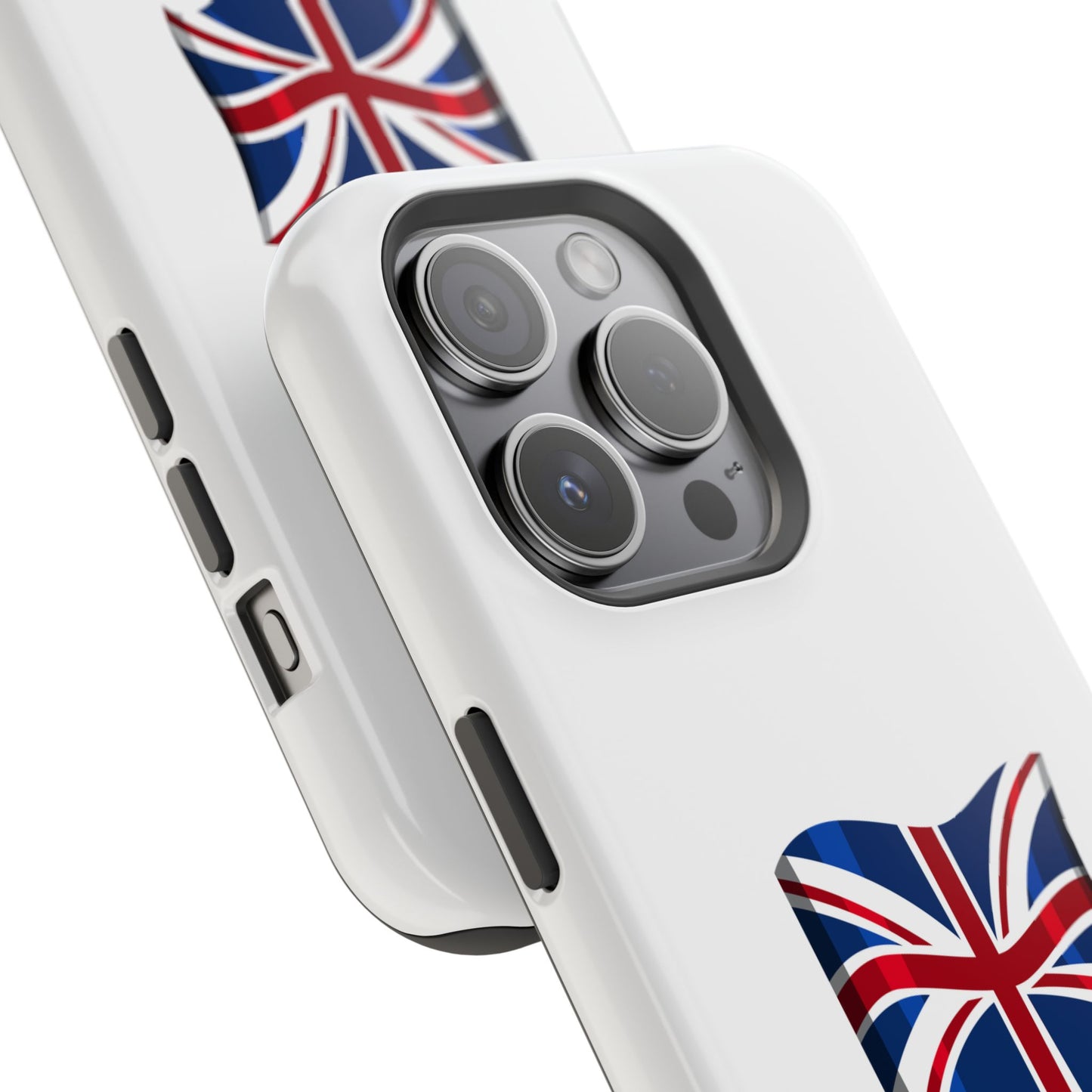 UK Flag Magnetic Phone Case, Durable Tough Cover, Gift for Patriots, Ideal for Travelers, Accessories for Holidays