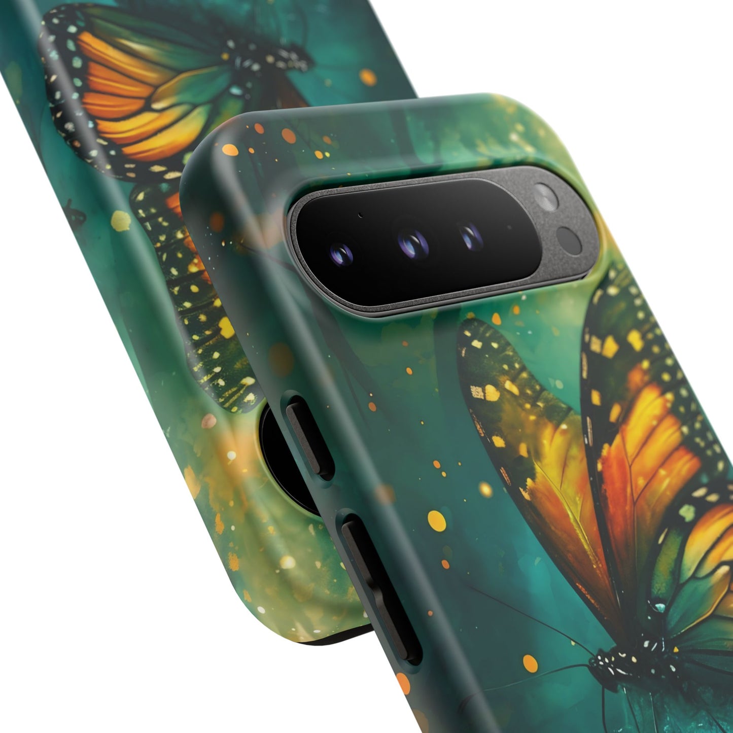 Colorful Butterfly Phone Case, Tough Cases for iPhone and Samsung, Cute Tech Accessories, Nature Lovers Gift, Vibrant Floral Design