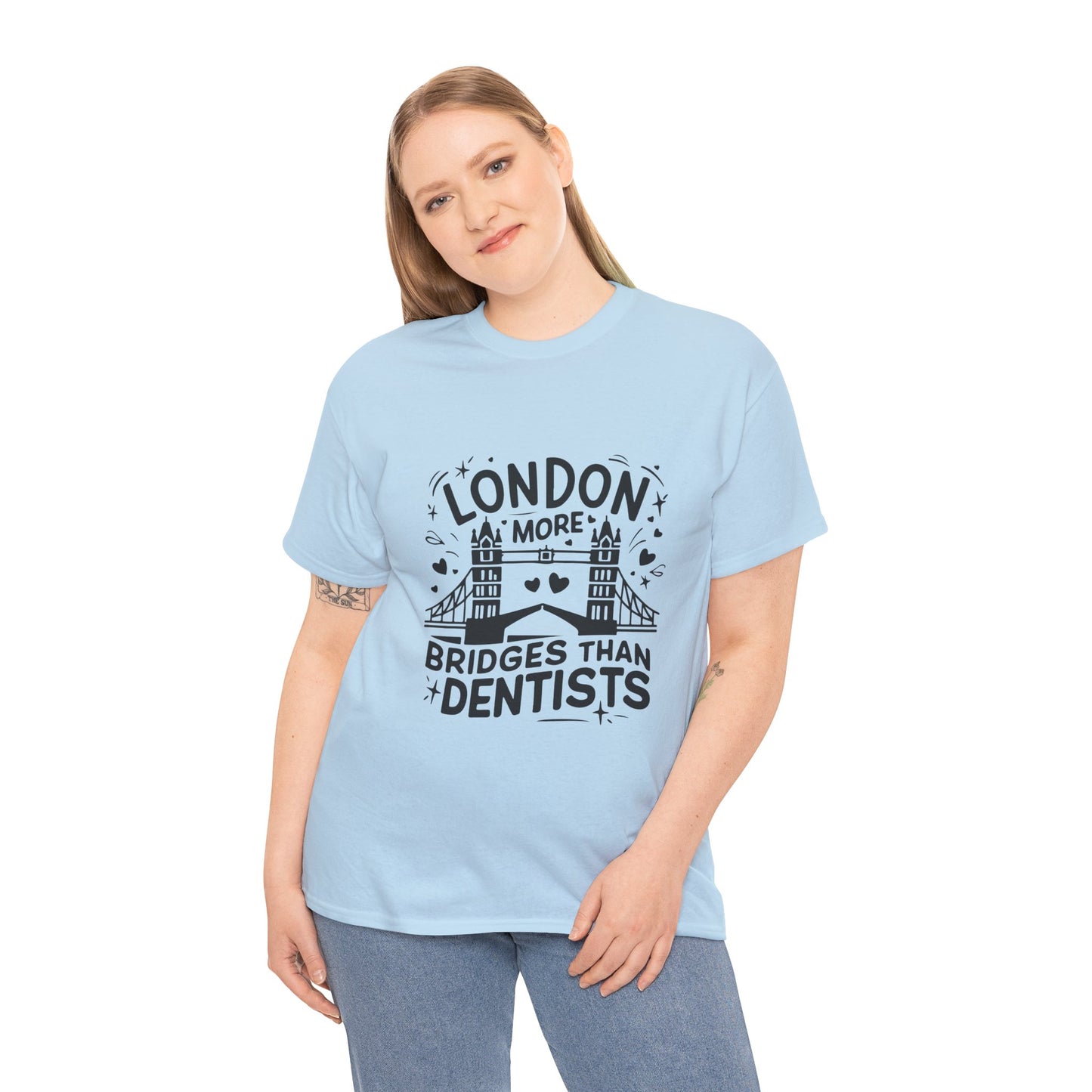 Unisex Heavy Cotton Tee - London is having more Bridges