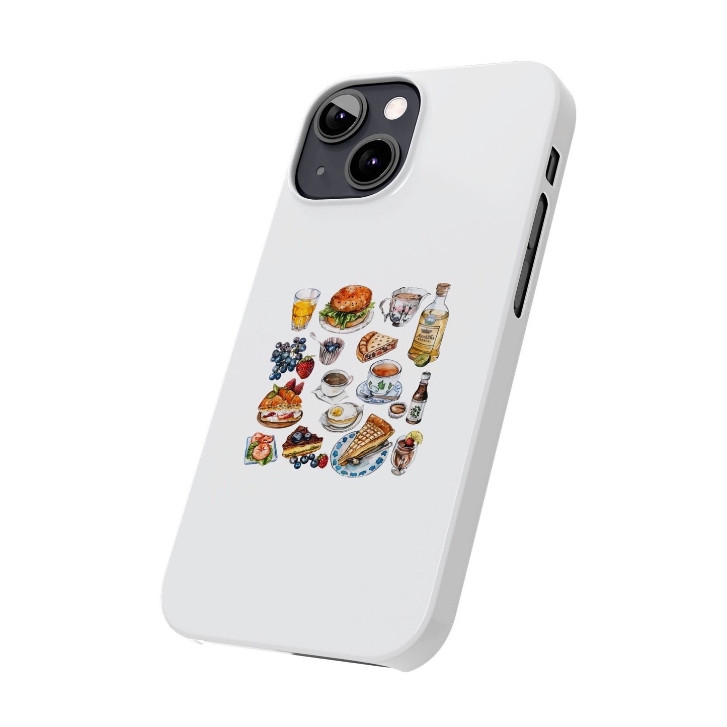 Delightful Foodie Phone Cases for Culinary Lovers | Slim Protective Cases | Ideal Gift for Food Enthusiasts, Unique Kitchen Decor