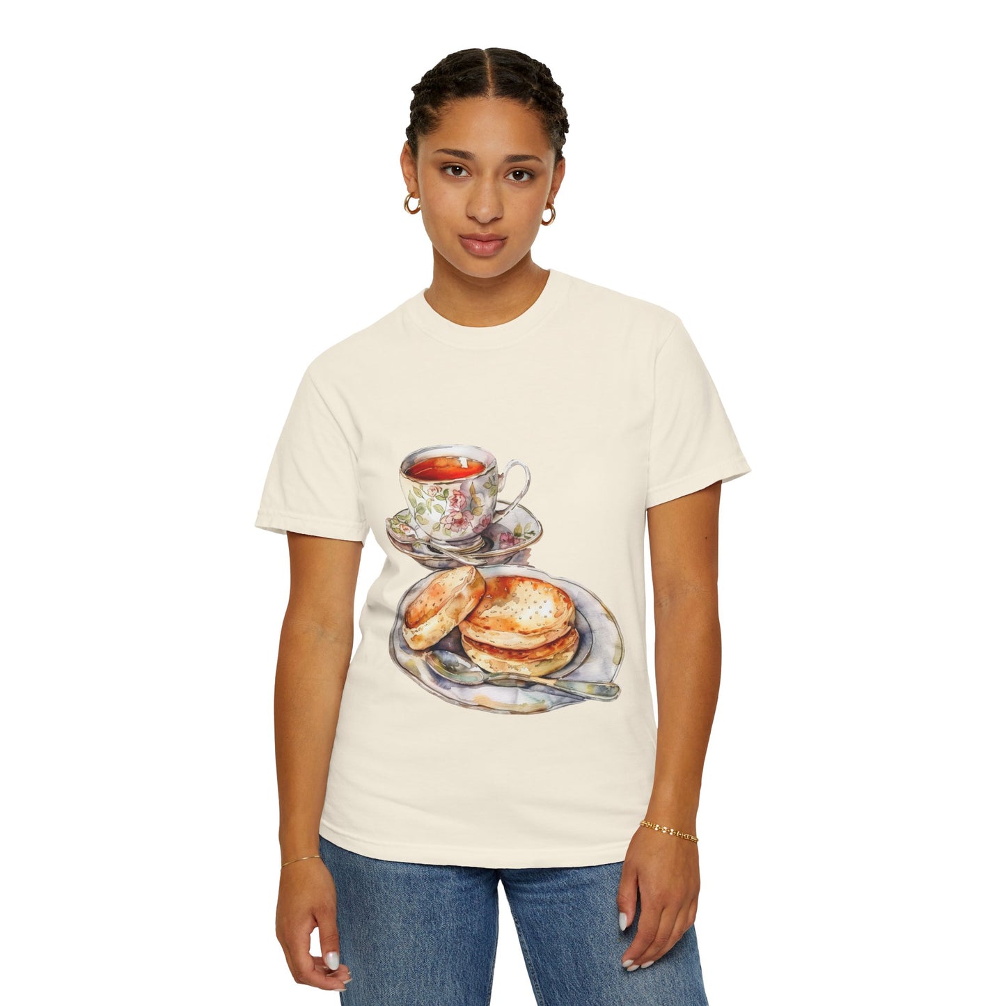 Unisex Garment-Dyed T-shirt - Sunday Roasts & Afternoon Tea - The Heart of British Cuisine